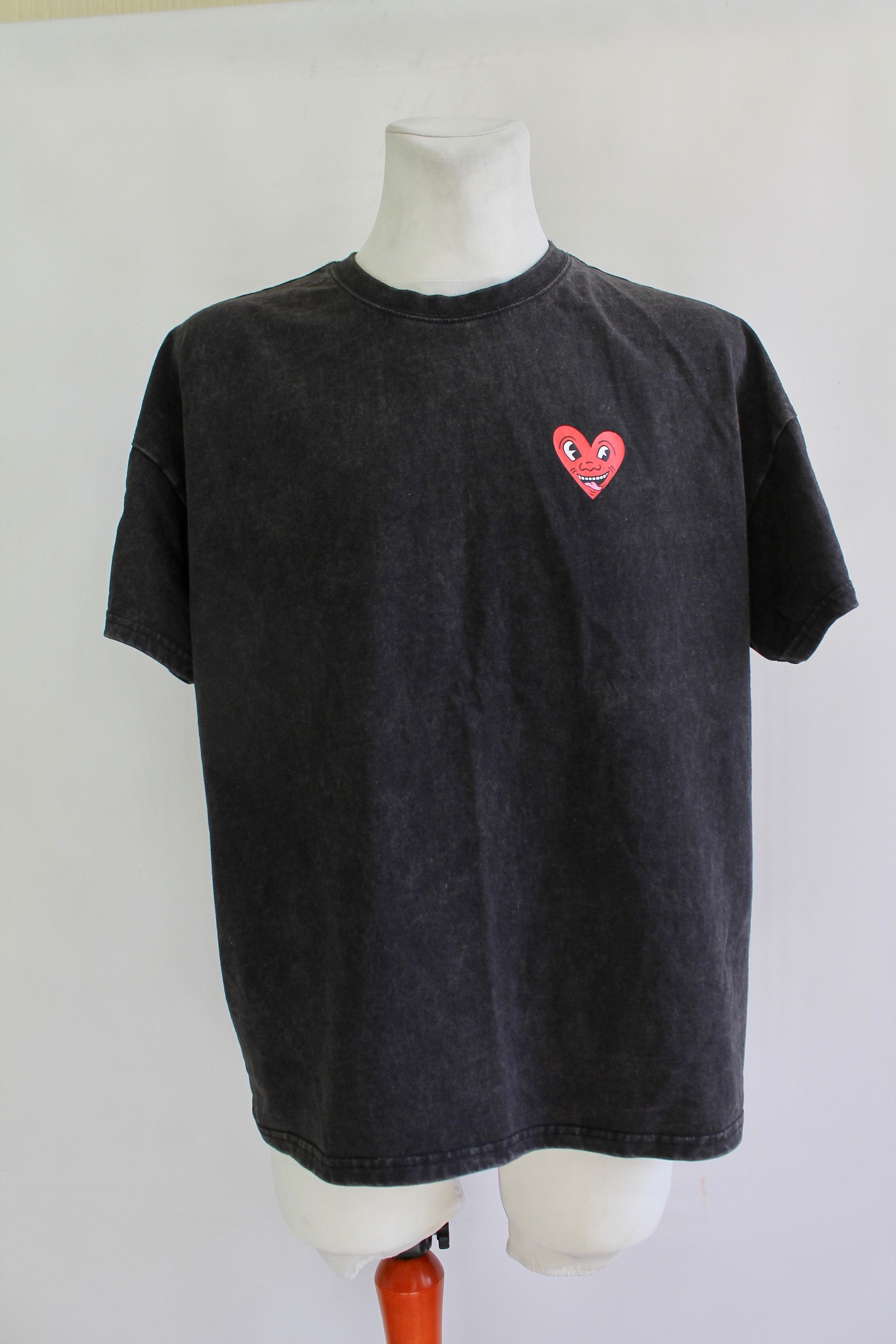 Keith Haring Keith Haring Heart Oversized t shirt Gray Size L / US 10 / IT 46 - 2 Thumbnail