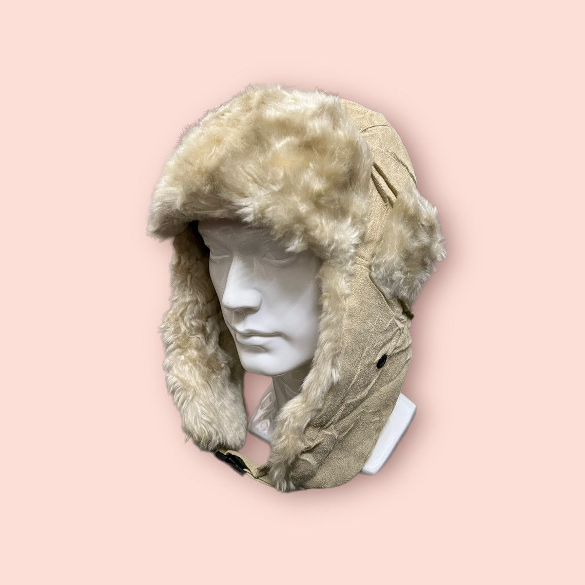 Vintage VINTAGE ALT FUR BEANIE TRAPPER HAT Size ONE SIZE - 3 Thumbnail
