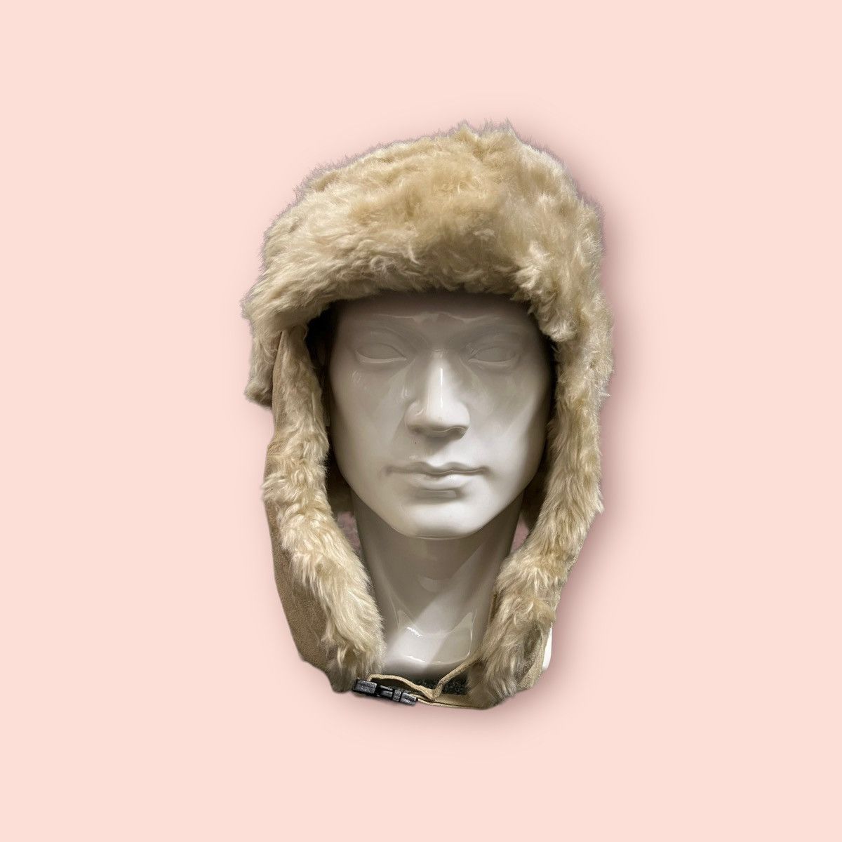 Vintage VINTAGE ALT FUR BEANIE TRAPPER HAT Size ONE SIZE - 4 Thumbnail