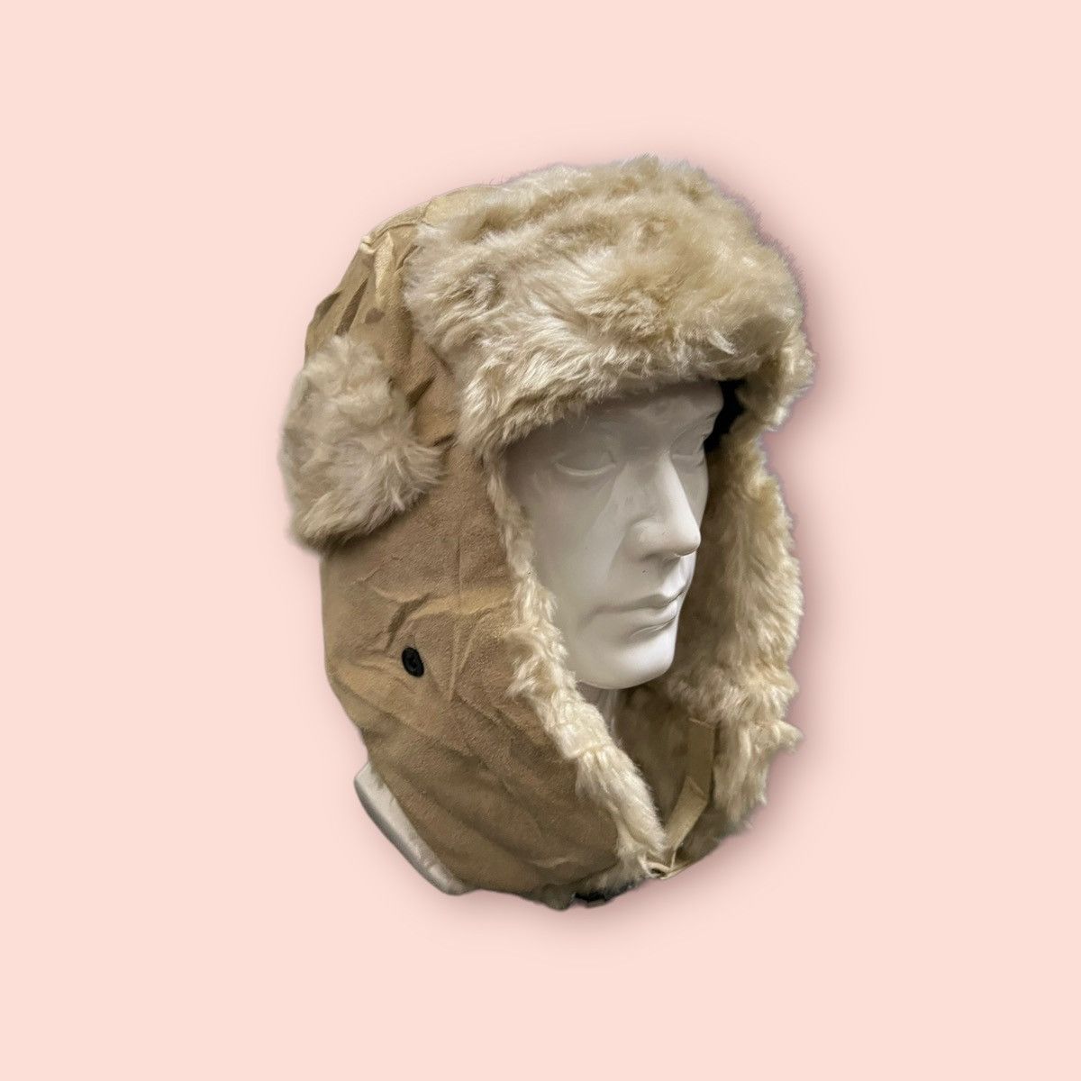 Vintage VINTAGE ALT FUR BEANIE TRAPPER HAT Size ONE SIZE - 7 Thumbnail