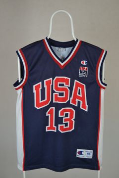 Jason KIDD #5 USA Dream TEAM basketball Jersey Reebok NBA Shirt Olympic  Team XL