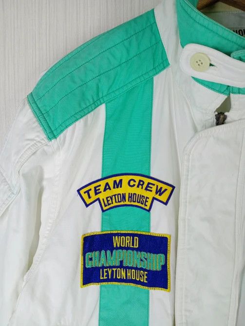 Sports Specialties Rare Vintage Leyton House Racing Team Bomber Jacket Size US L / EU 52-54 / 3 - 3 Thumbnail