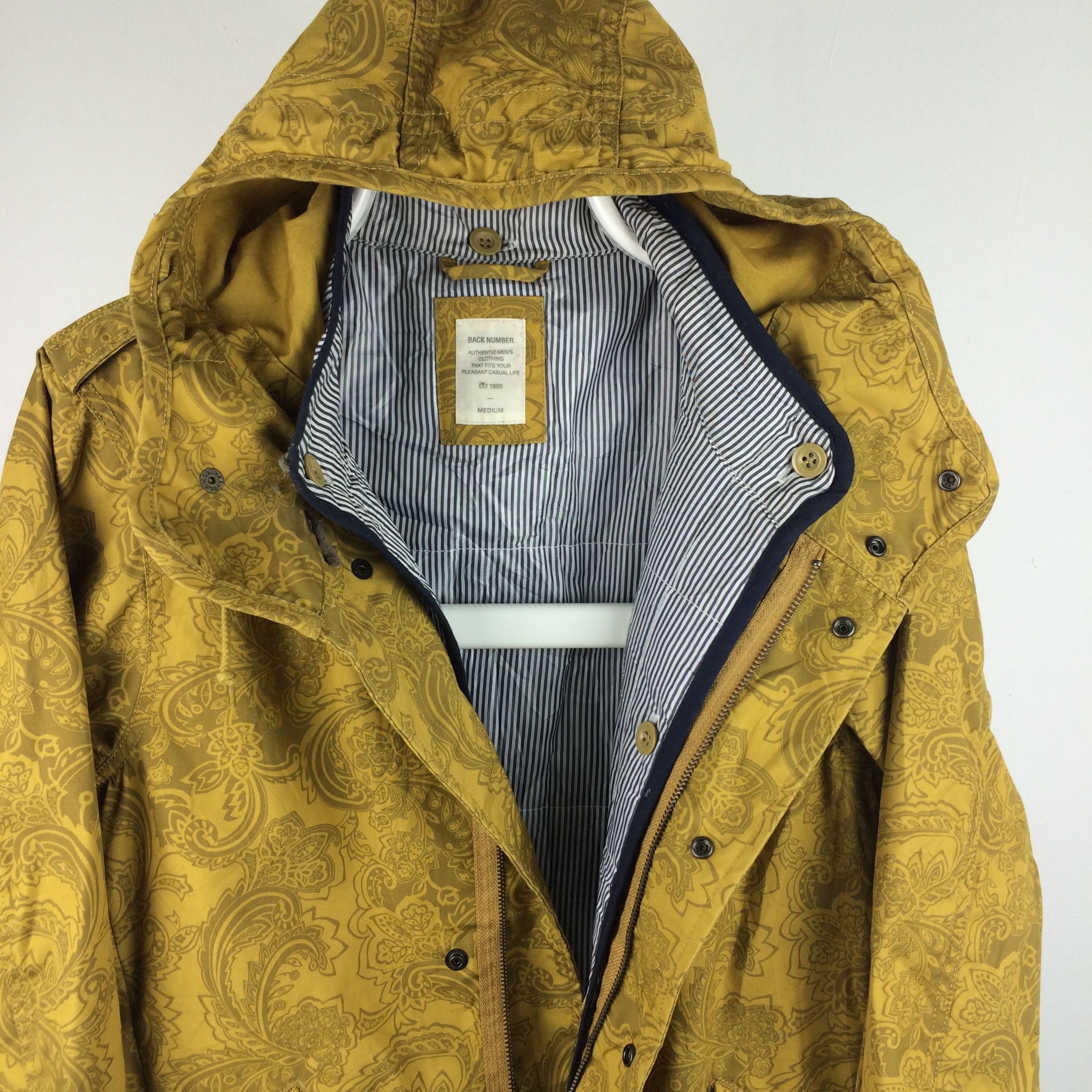 Designer × Japanese Brand Z71 JAPAN BACK NUMBER FLORAL MOTIF HOODED JACKET Size US M / EU 48-50 / 2 - 4 Thumbnail