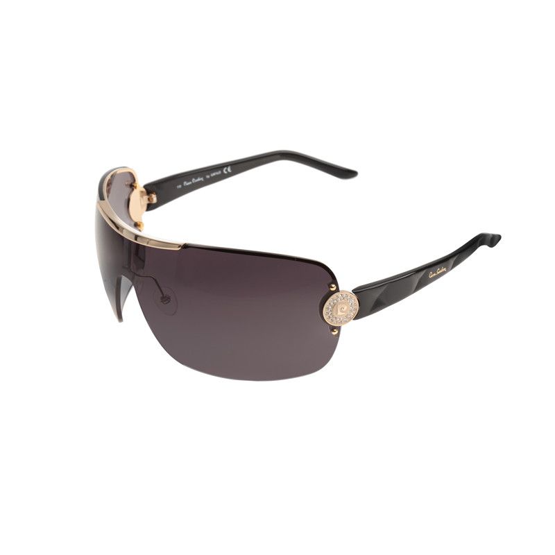 Pierre Cardin Pierre Cardin 00's Black Gold Mask Sunglasses Size ONE SIZE - 1 Thumbnail