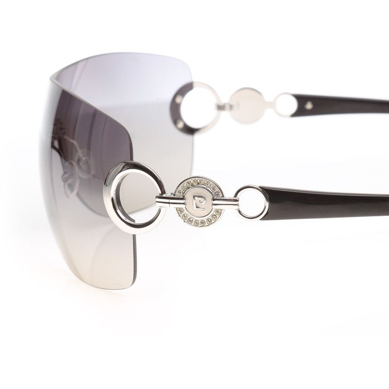 Pierre Cardin 00's Black Mask Sunglasses