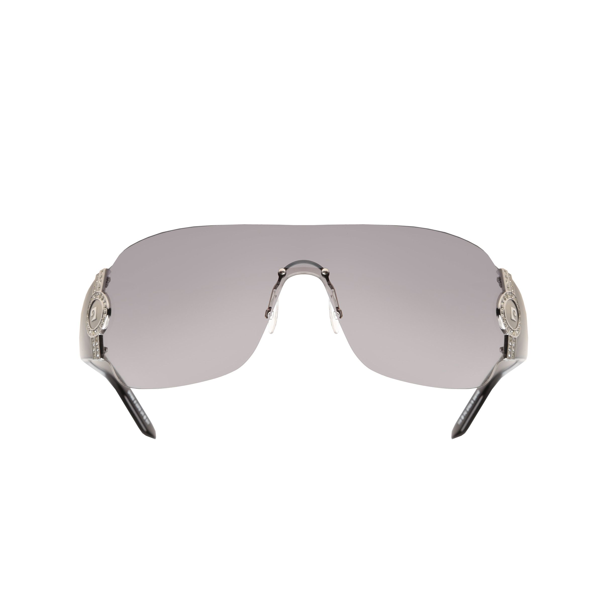Pierre Cardin Pierre Cardin 00's Black Mask Sunglasses Size ONE SIZE - 2 Thumbnail