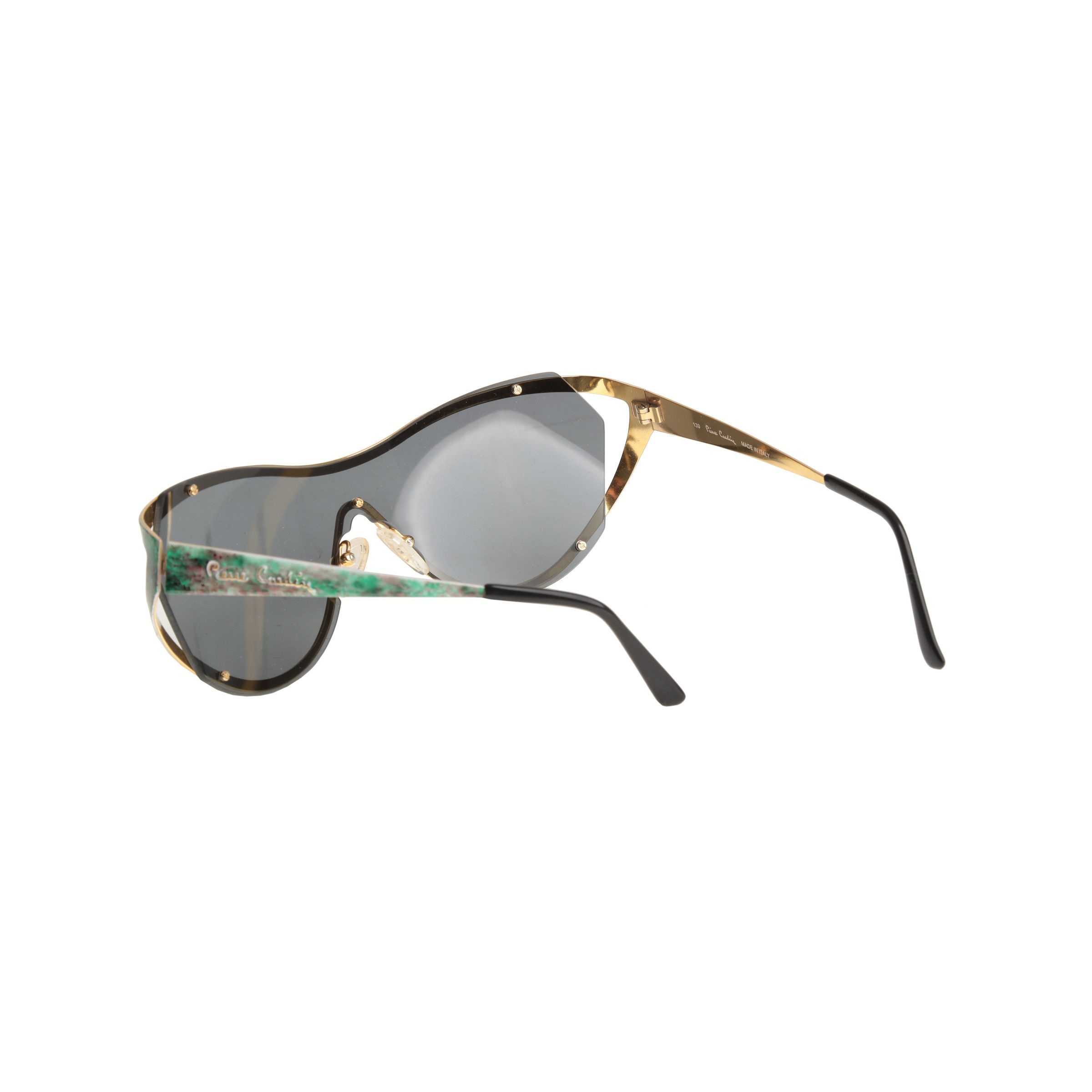 Pierre Cardin Pierre Cardin 00's Mermaid Green Sunglasses Size ONE SIZE - 4 Thumbnail