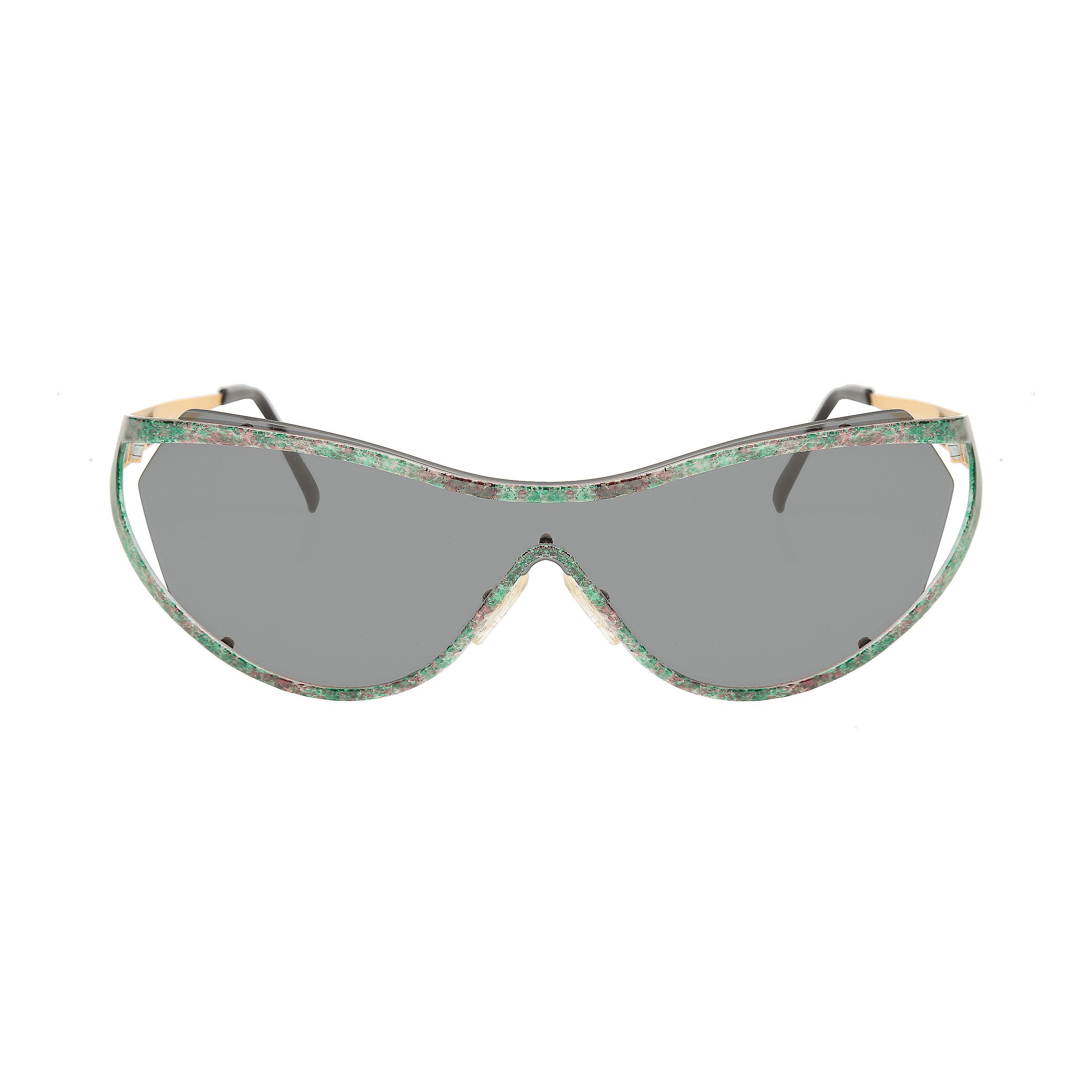 Pierre Cardin Pierre Cardin 00's Mermaid Green Sunglasses Size ONE SIZE - 2 Thumbnail