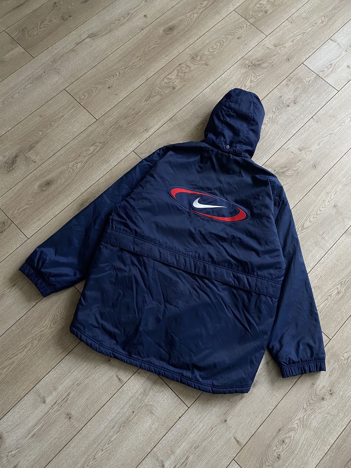 Nike Parka Nike Vintage 90s Big Swoosh Size US M / EU 48-50 / 2 - 3 Thumbnail