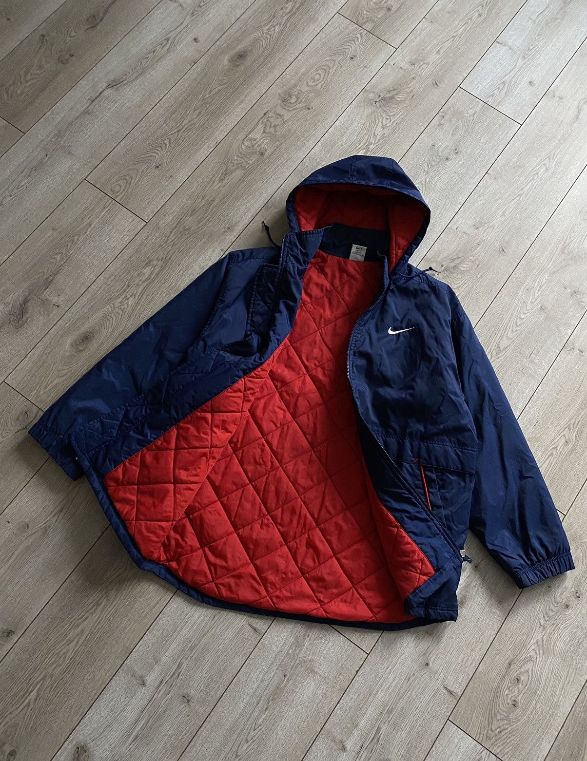 Nike Parka Nike Vintage 90s Big Swoosh Size US M / EU 48-50 / 2 - 1 Thumbnail