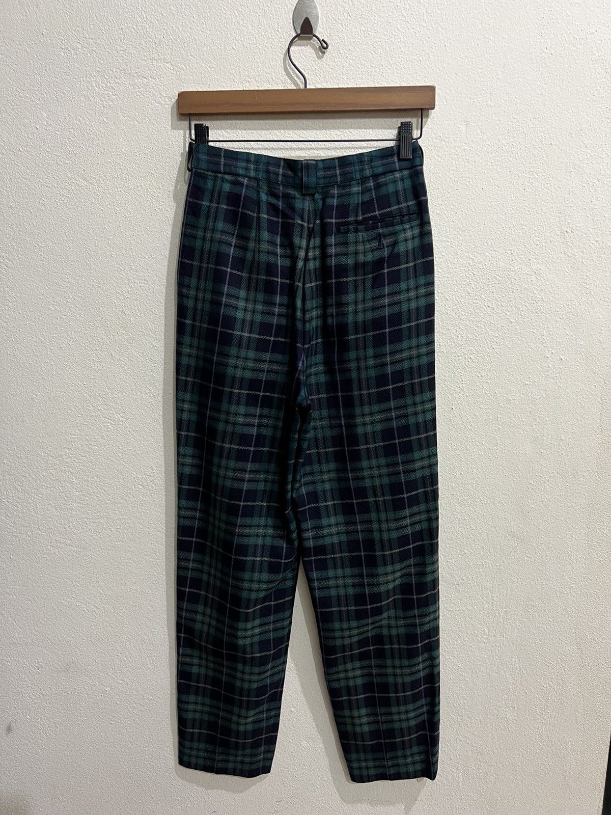 Burberry Vintage Burberry’s Plaid Tartan Wool Pant Size 26" / US 2 / IT 38 - 6 Thumbnail