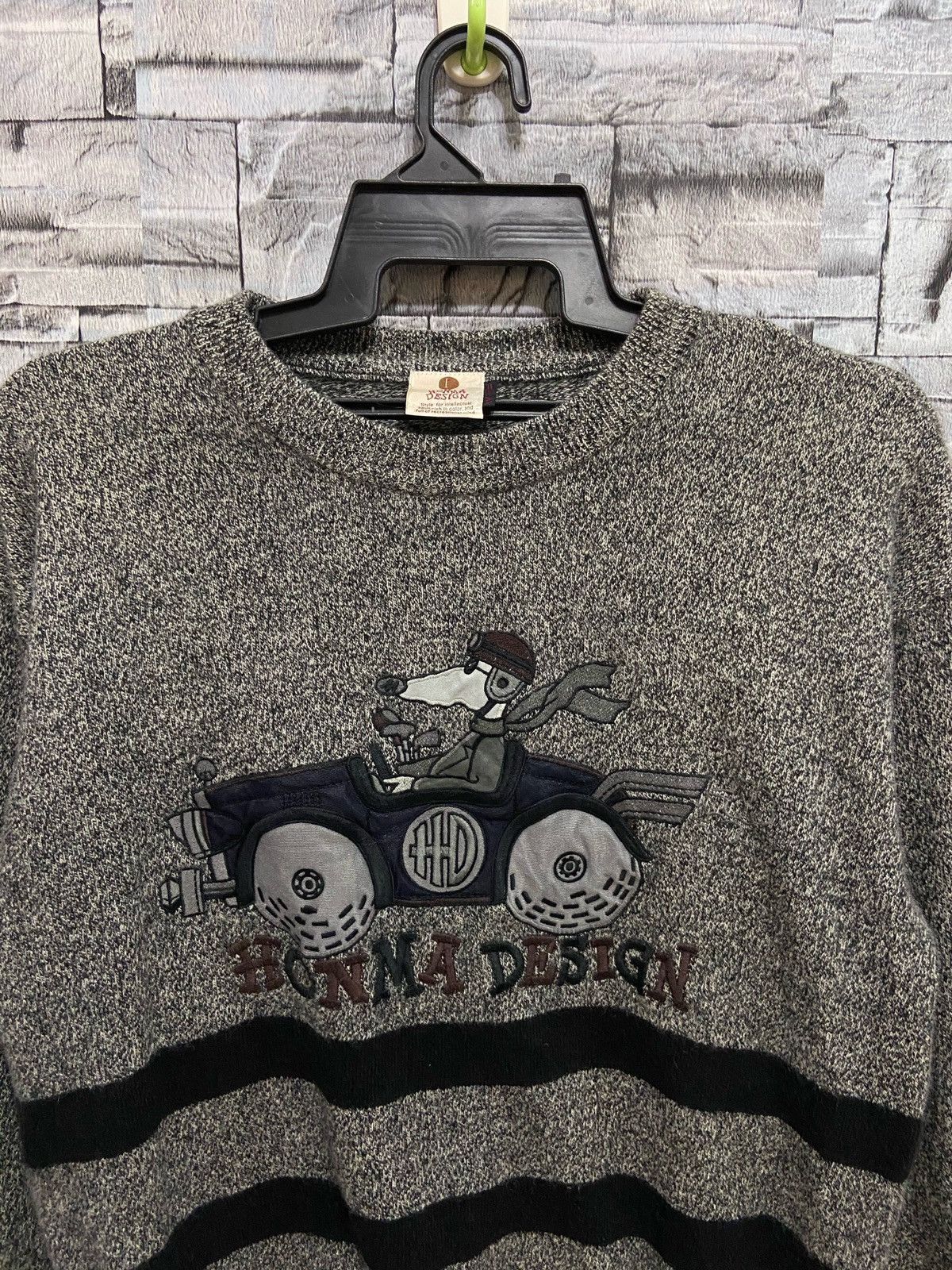 Japanese Brand Vintage Honma sweatshirt car cartoon embroidered fit M Size US M / EU 48-50 / 2 - 2 Thumbnail