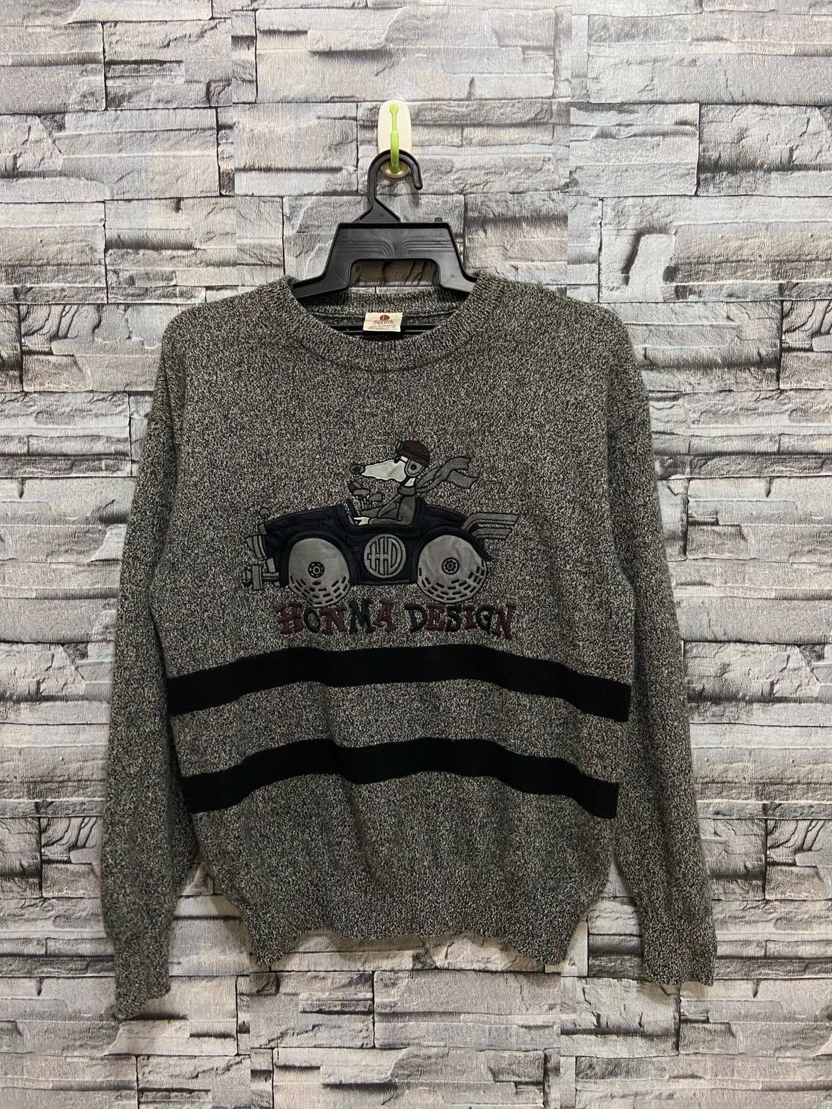 Japanese Brand Vintage Honma sweatshirt car cartoon embroidered fit M Size US M / EU 48-50 / 2 - 1 Thumbnail