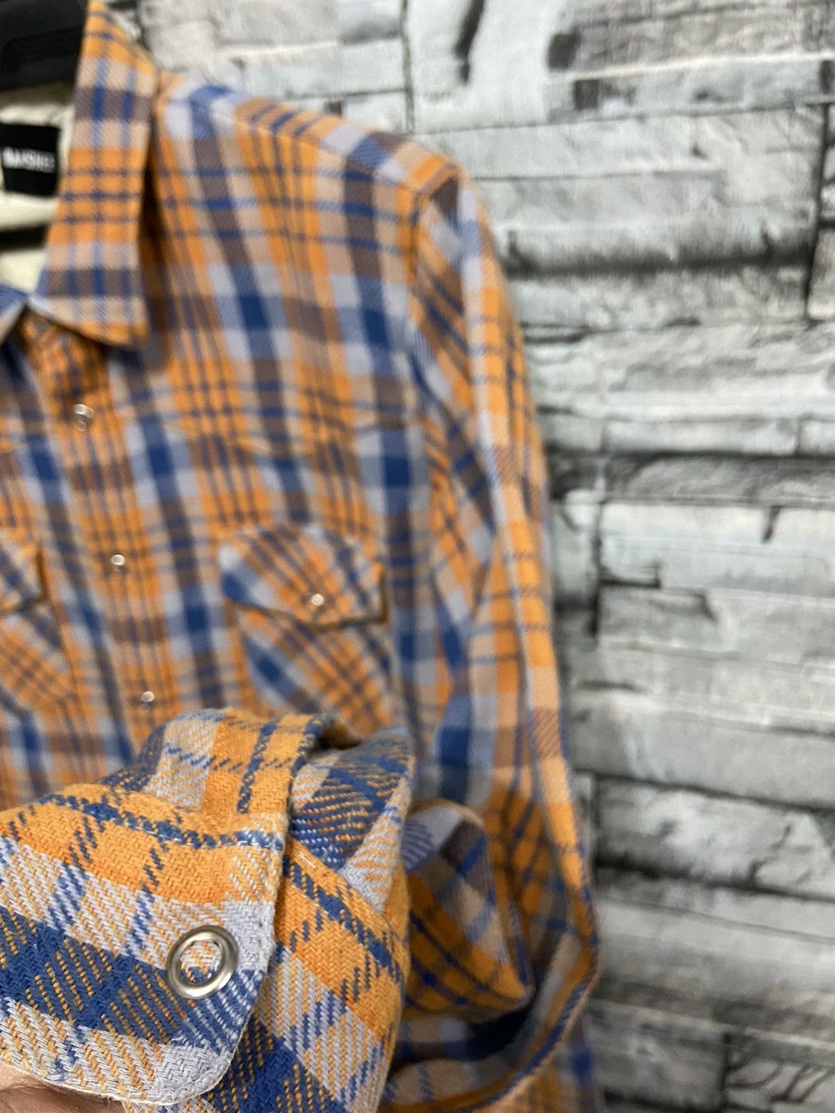 GOODENOUGH Goodenough Flannel double pocket plaid button design Size US L / EU 52-54 / 3 - 6 Thumbnail