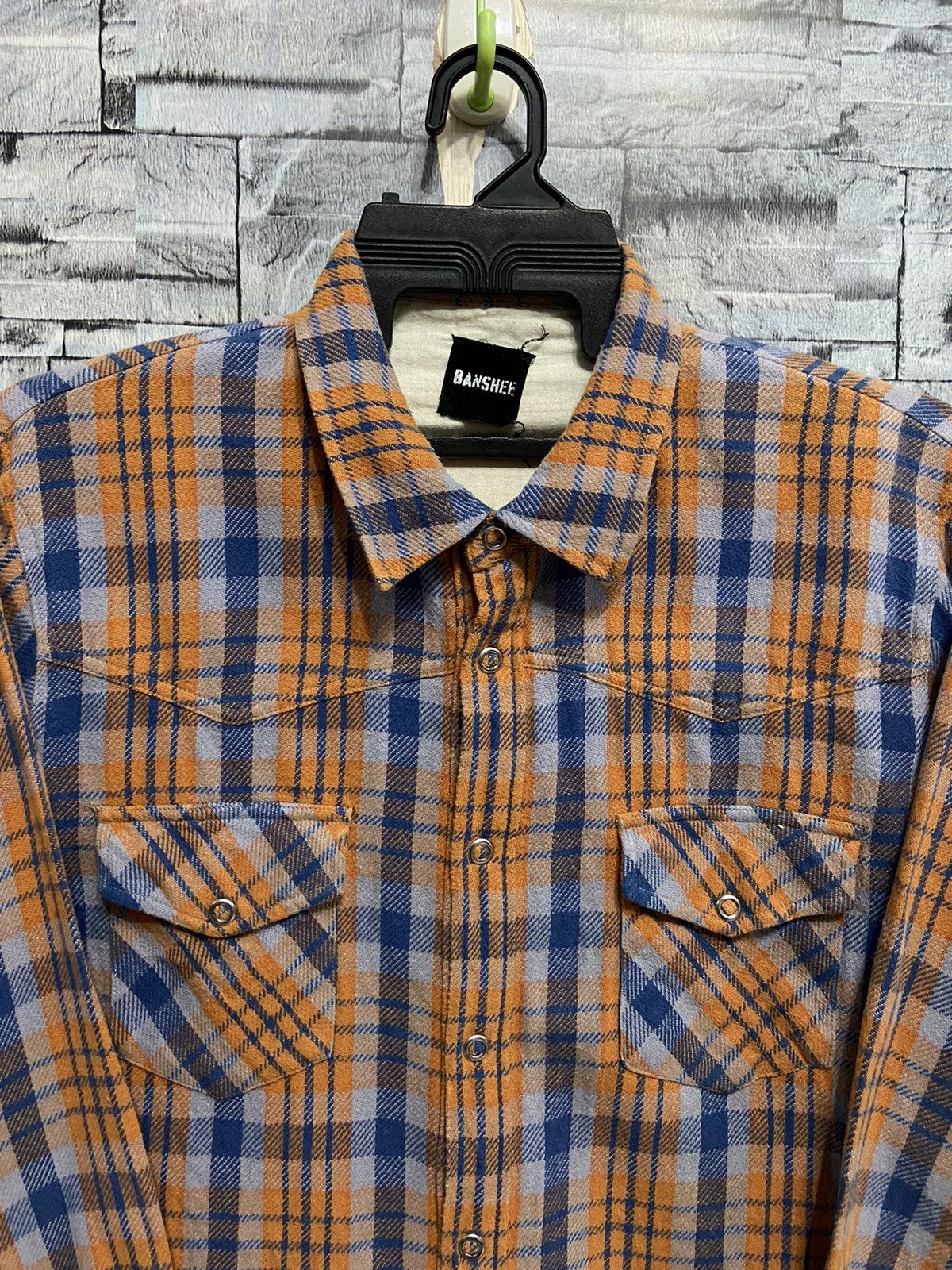 GOODENOUGH Goodenough Flannel double pocket plaid button design Size US L / EU 52-54 / 3 - 2 Thumbnail
