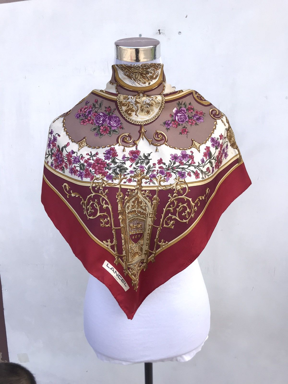 Lancel Lancel Paris Silk Skarve Size ONE SIZE - 1 Thumbnail