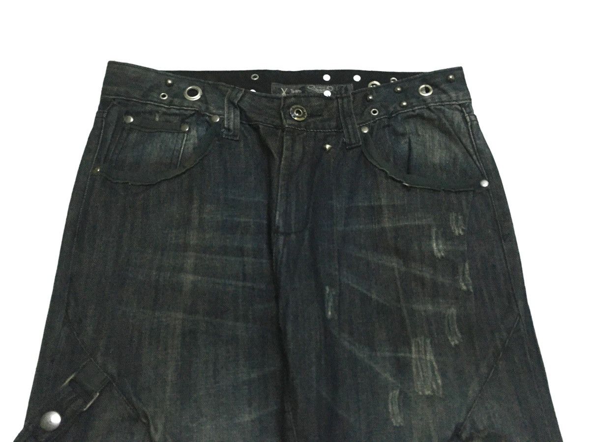 If Six Was Nine × Japanese Brand × Le Grande Bleu (L.G.B.) Rare Design Vintage Brand X Team Distressed Jeans 2000s Size US 30 / EU 46 - 3 Thumbnail