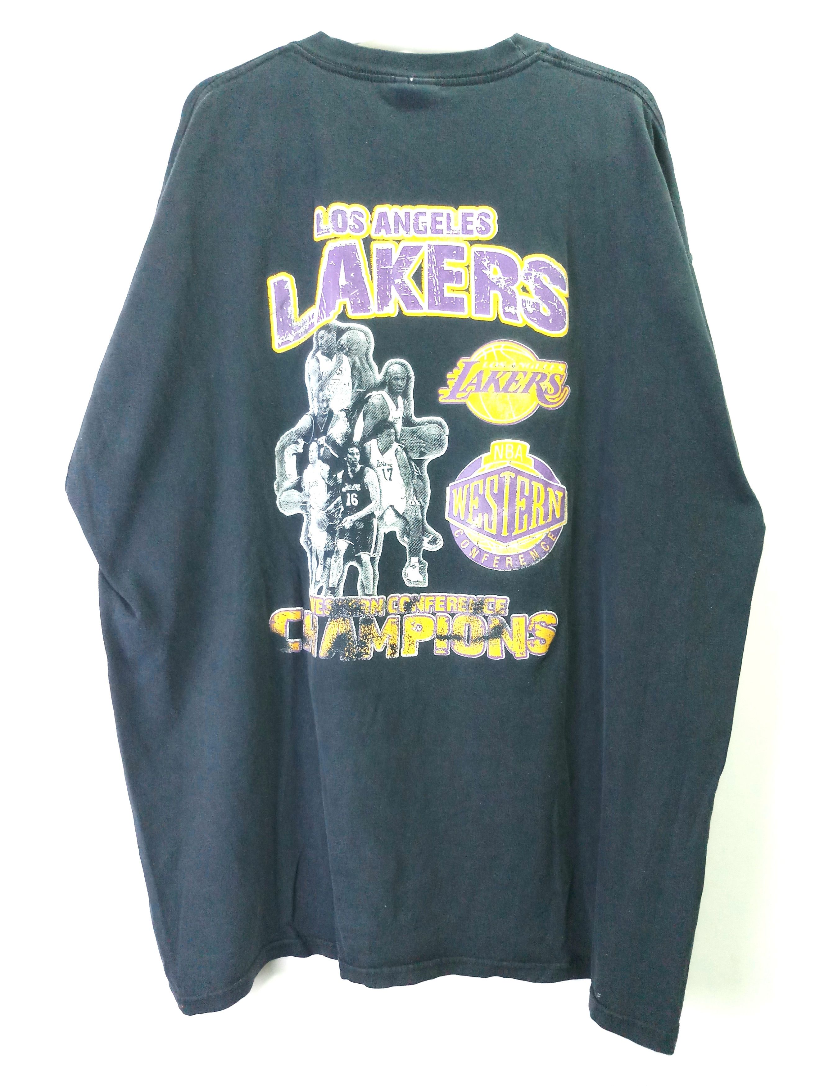 Vintage Vintage Y2K Lakers Kobe Bryant Gasol T Shirt Thrashed Size US XXL / EU 58 / 5 - 2 Thumbnail