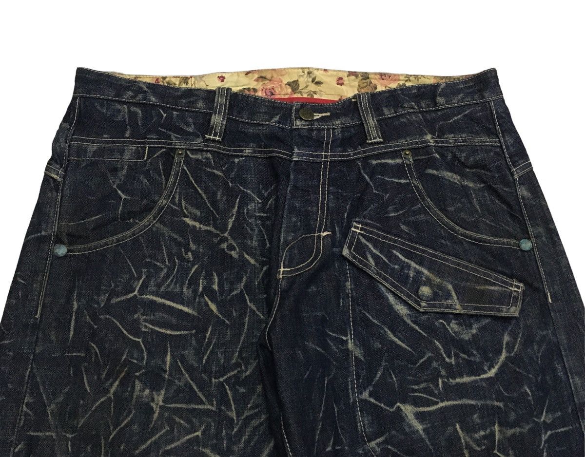 14th Addiction Rare Design Vintage Artful Dodger Distressed Jeans 2000s Size US 36 / EU 52 - 3 Thumbnail