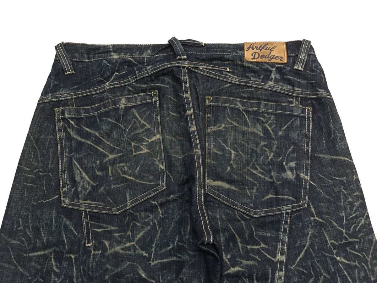 14th Addiction Rare Design Vintage Artful Dodger Distressed Jeans 2000s Size US 36 / EU 52 - 4 Thumbnail