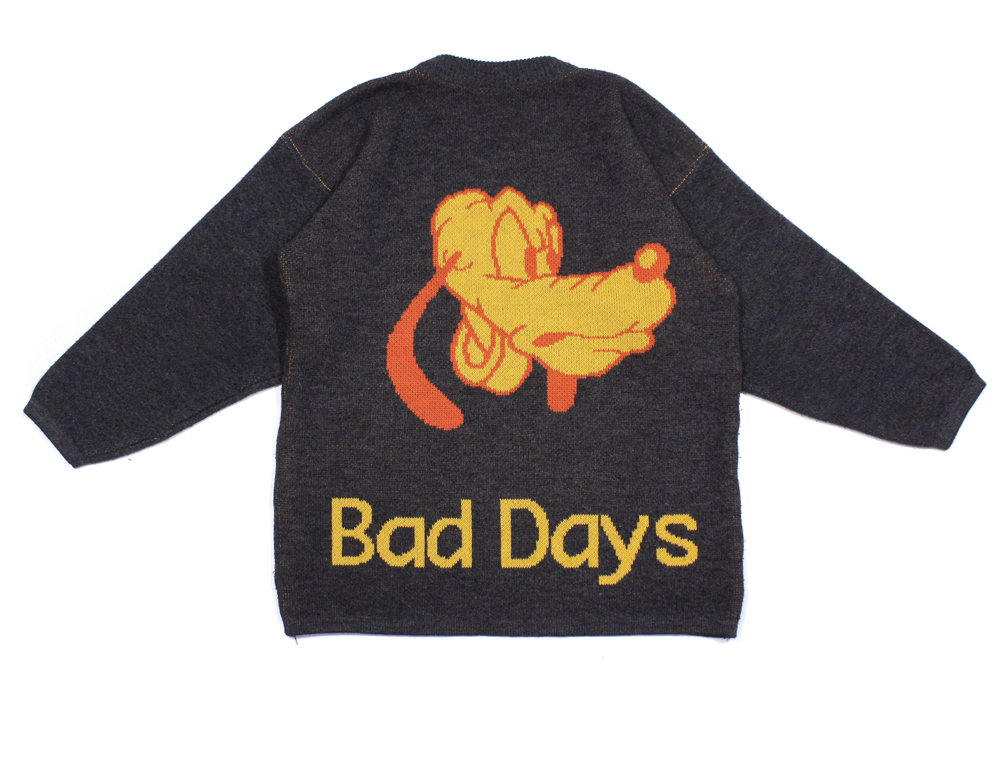 Disney Pluto Big Logo Embroidered Knit 90s Size US M / EU 48-50 / 2 - 1 Thumbnail
