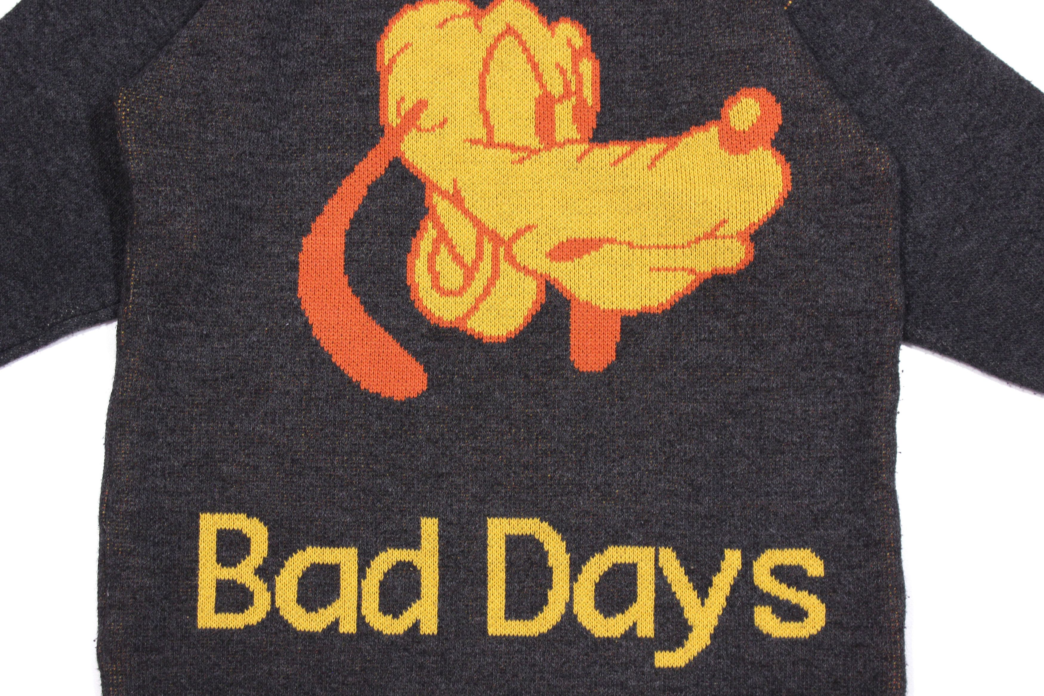 Disney Pluto Big Logo Embroidered Knit 90s Size US M / EU 48-50 / 2 - 3 Thumbnail