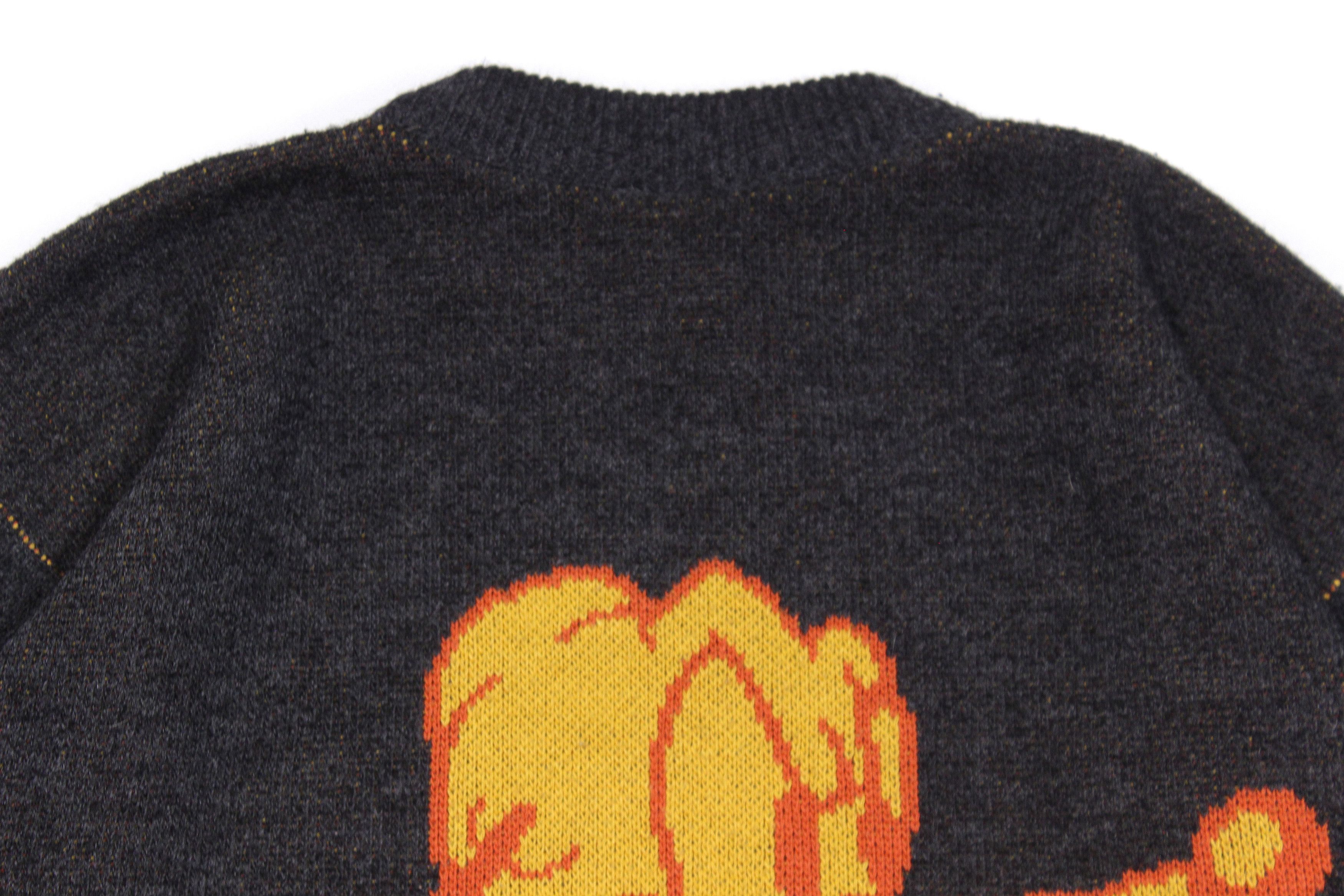 Disney Pluto Big Logo Embroidered Knit 90s Size US M / EU 48-50 / 2 - 5 Thumbnail