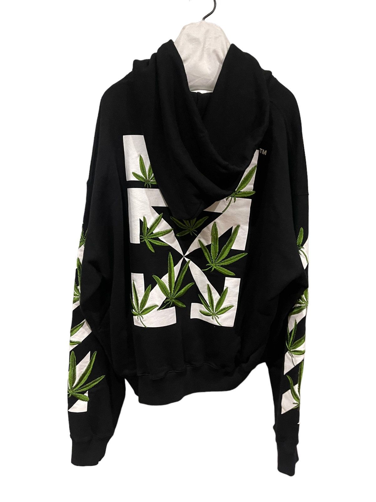 Off White Weed Arrow Hoodie