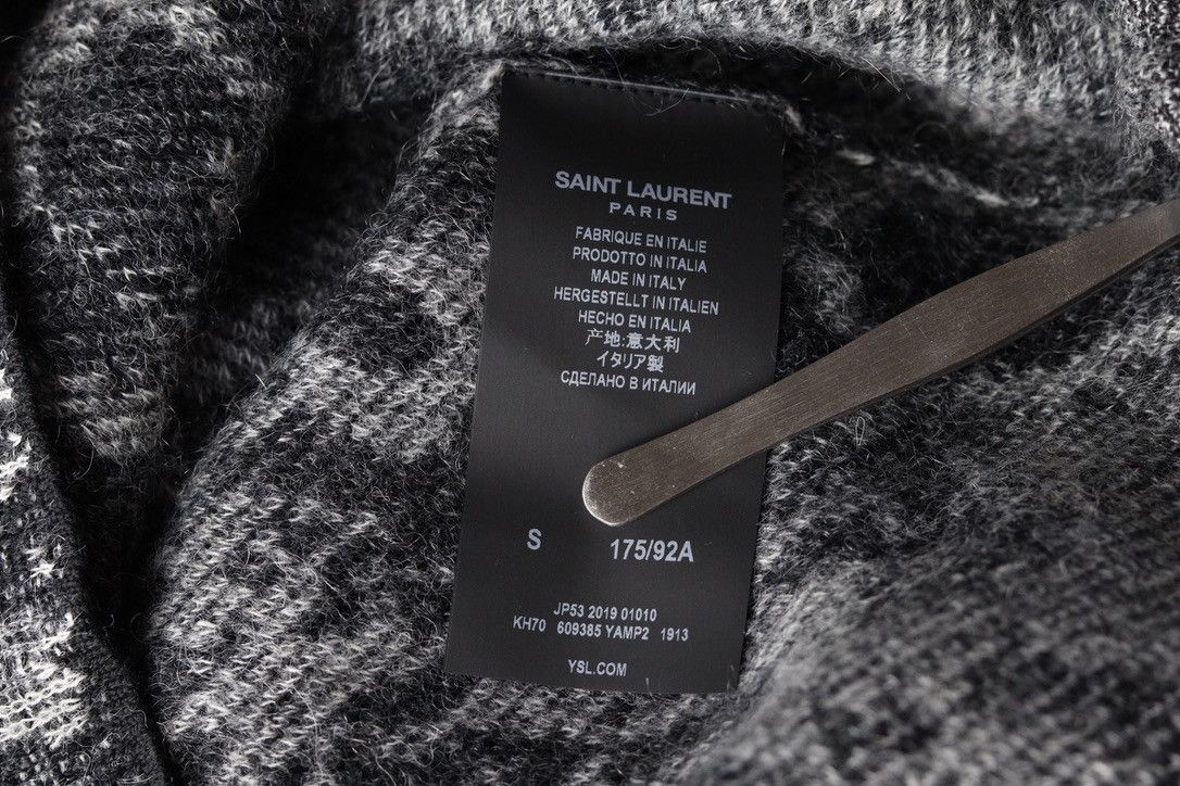 Saint Laurent Paris Saint Laurent wool leopard sweater Size US S / EU 44-46 / 1 - 10 Thumbnail