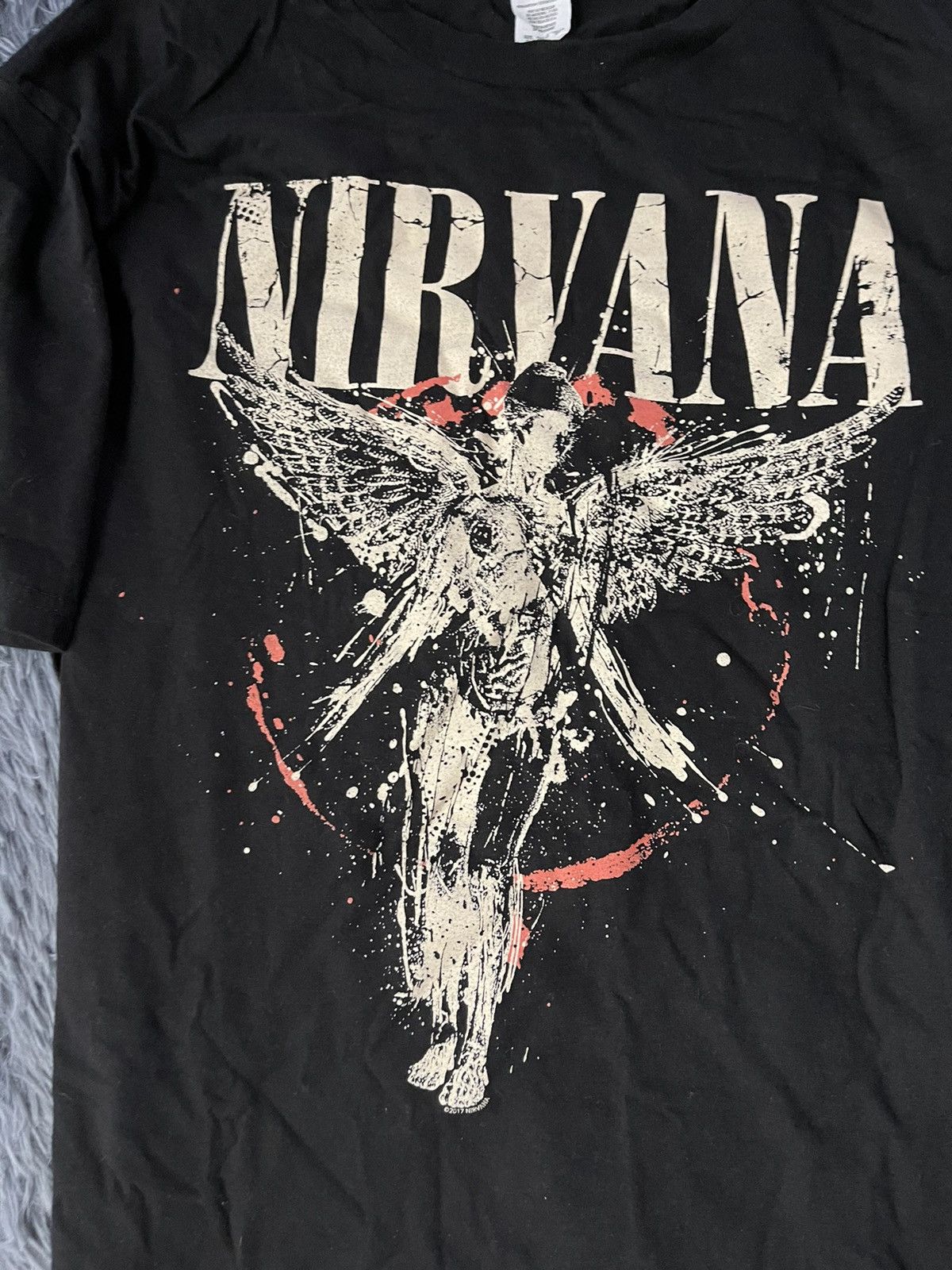 Nirvana Nirvana Kurt Cobain printed band t-shirt Size US XL / EU 56 / 4 - 3 Thumbnail