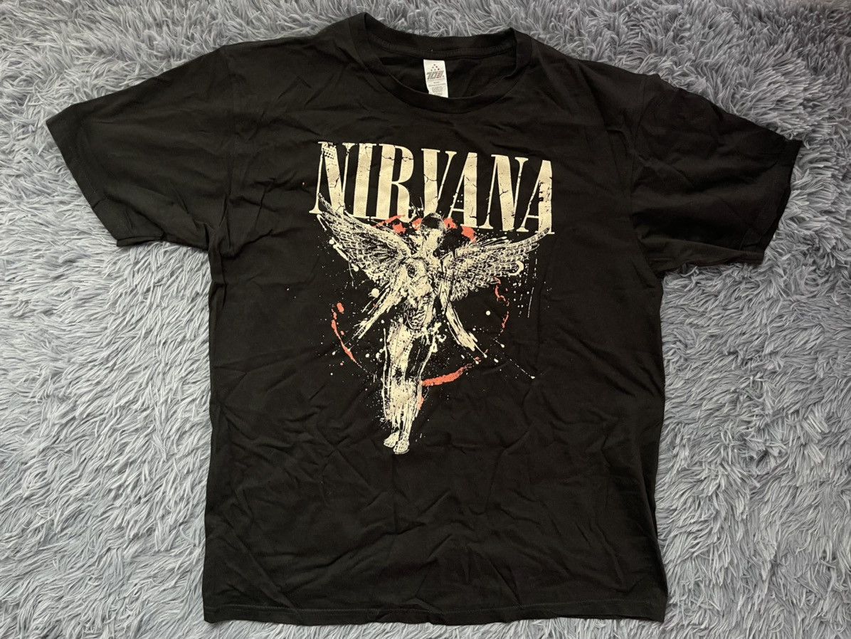 Nirvana Nirvana Kurt Cobain printed band t-shirt Size US XL / EU 56 / 4 - 2 Thumbnail