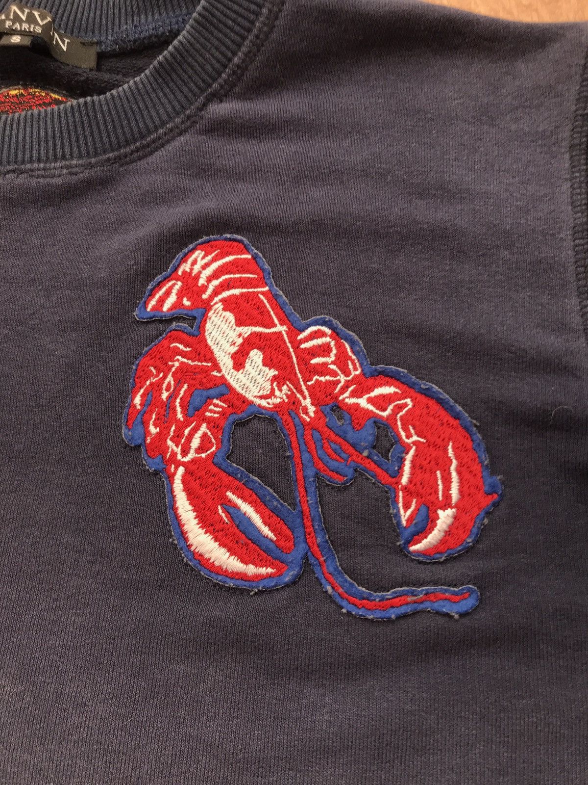 Lanvin Lanvin Paris lobster sweatshirt Size US S / EU 44-46 / 1 - 5 Thumbnail