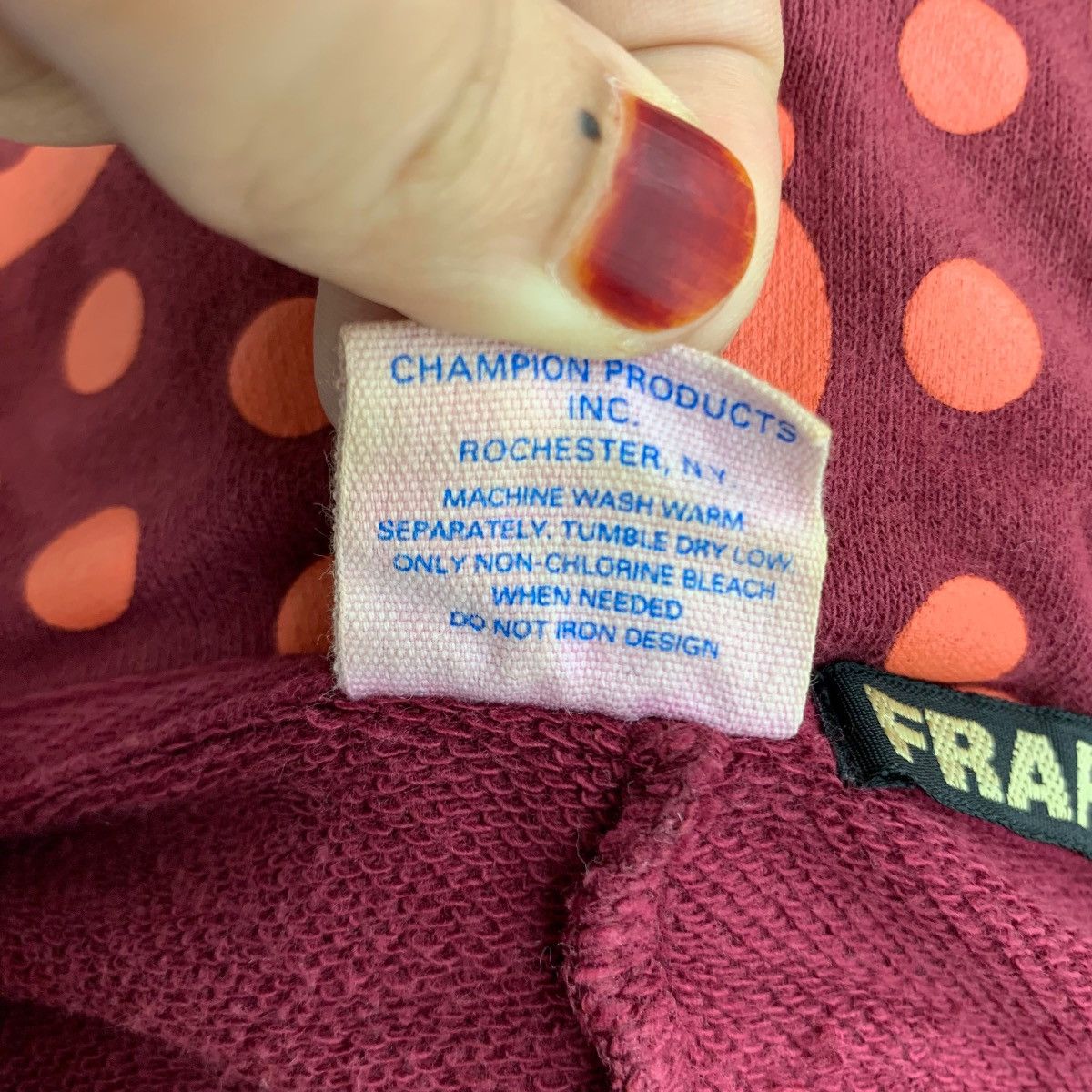 Champion Vintage Champion X Frapbois Hoodie Sweater Size US S / EU 44-46 / 1 - 7 Thumbnail