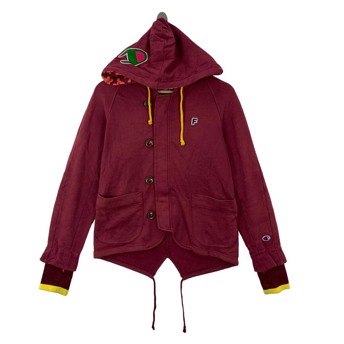 Champion Vintage Champion X Frapbois Hoodie Sweater Size US S / EU 44-46 / 1 - 1 Thumbnail