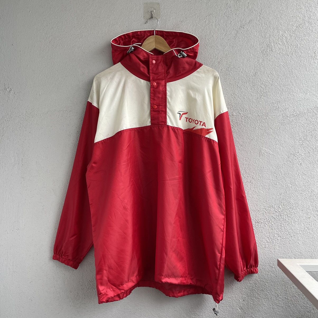 Japanese Brand Vintage Toyota Racing Windbreaker Jacket Size US XL / EU 56 / 4 - 1 Thumbnail