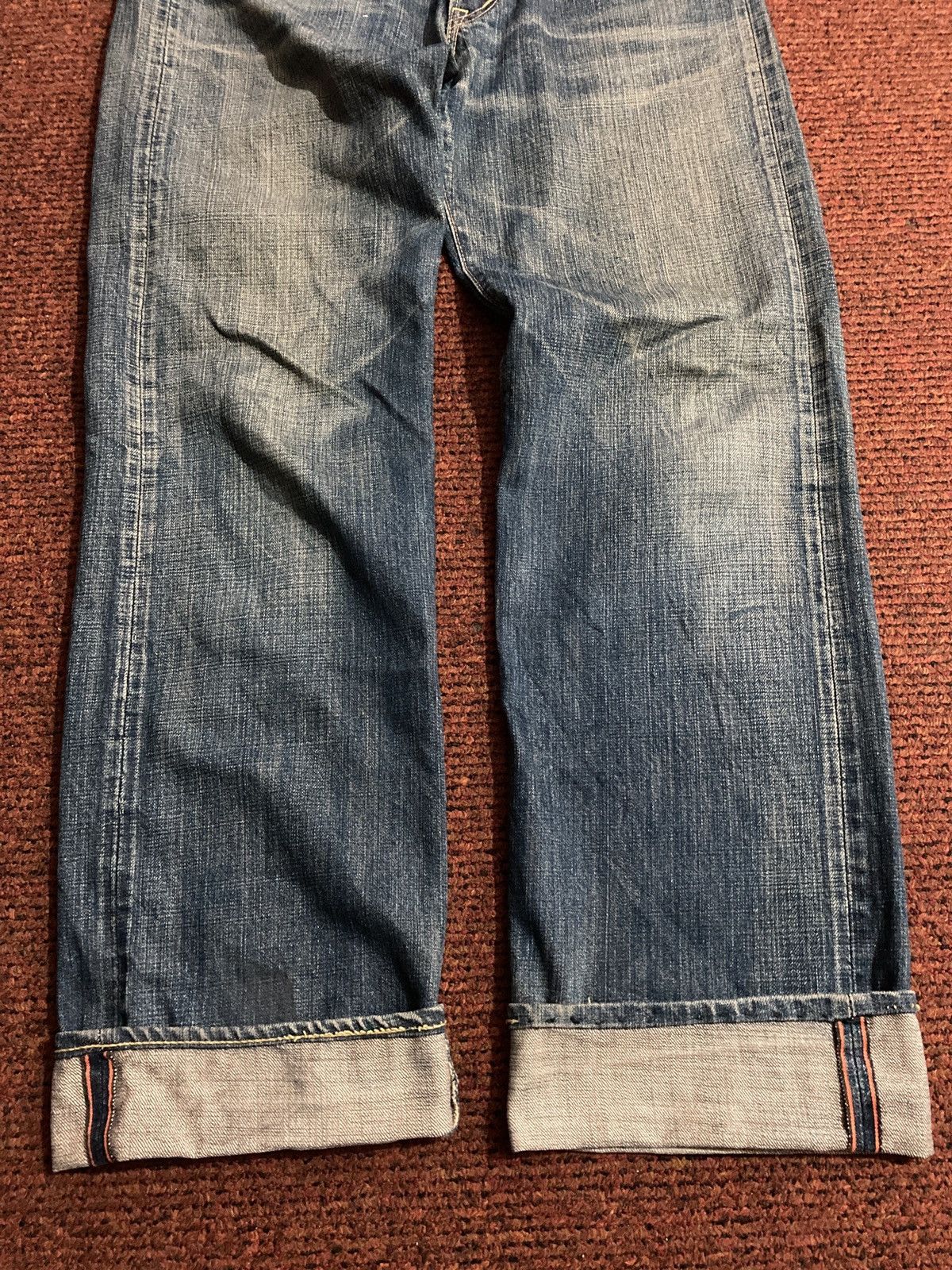 OMNIGOD Omnigod Japanese Brand Selvedge Distressed Denim Size US 30 / EU 46 - 3 Thumbnail