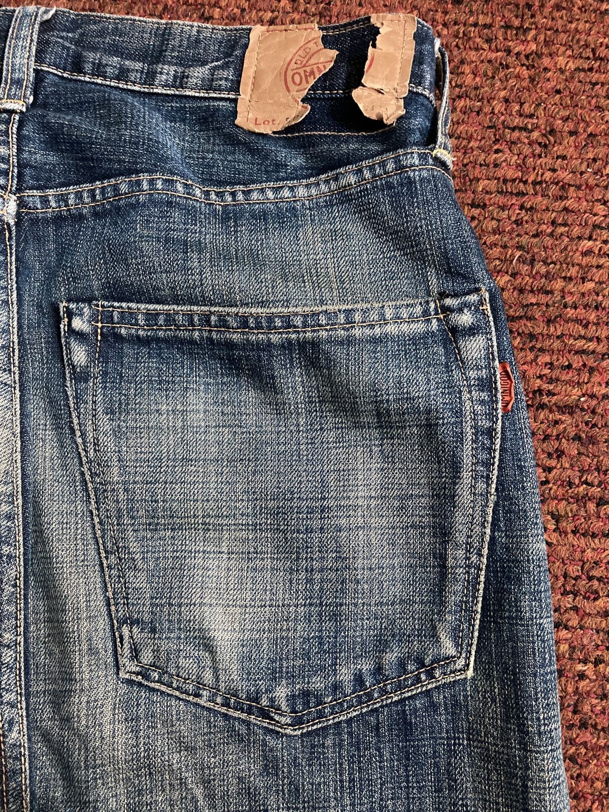 OMNIGOD Omnigod Japanese Brand Selvedge Distressed Denim Size US 30 / EU 46 - 8 Thumbnail