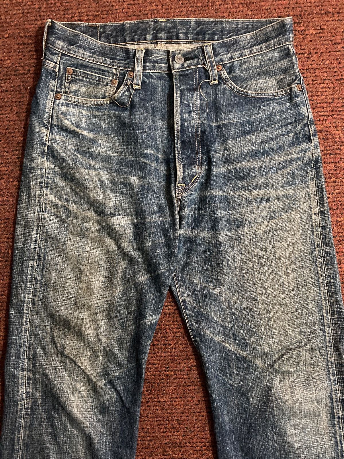 OMNIGOD Omnigod Japanese Brand Selvedge Distressed Denim Size US 30 / EU 46 - 4 Thumbnail