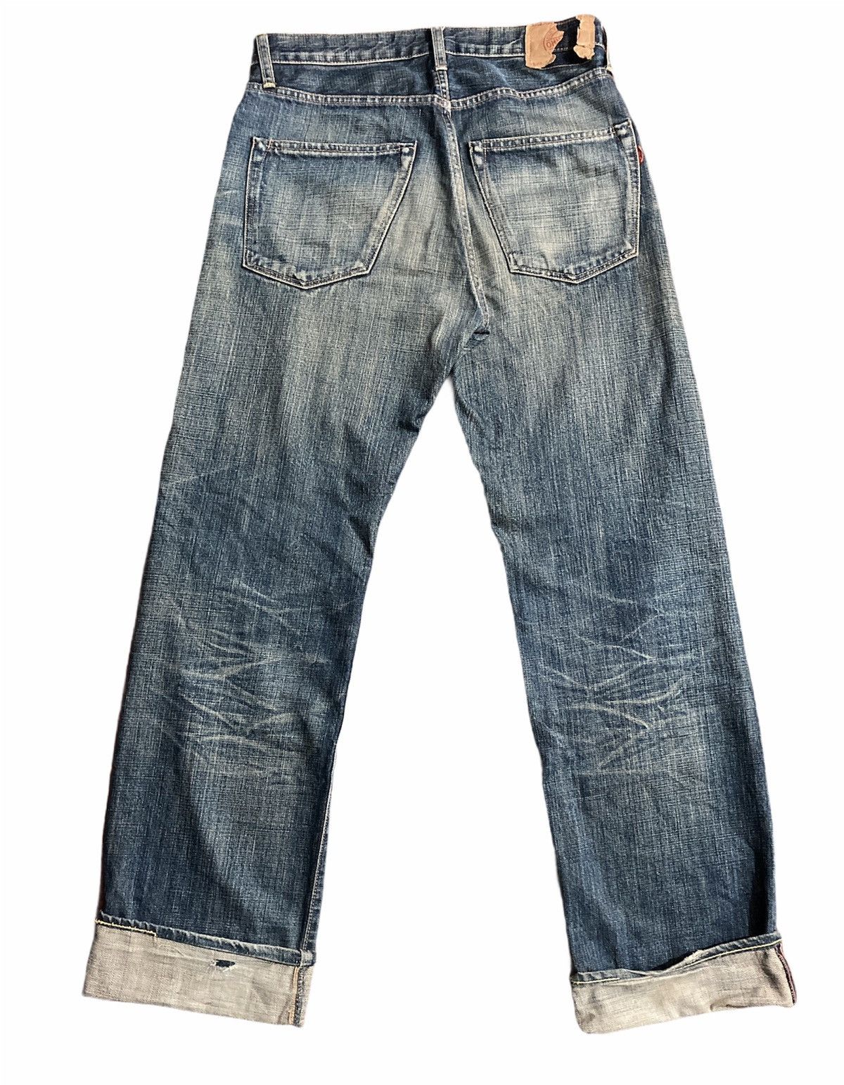 OMNIGOD Omnigod Japanese Brand Selvedge Distressed Denim Size US 30 / EU 46 - 2 Thumbnail