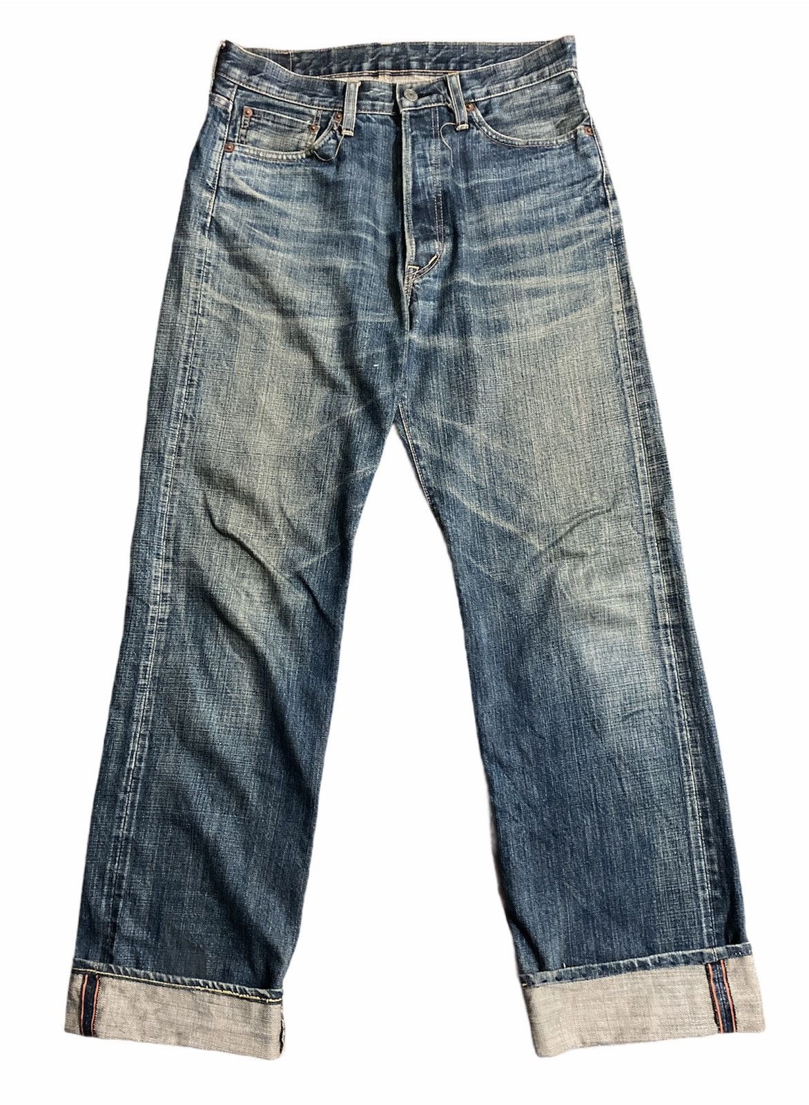 OMNIGOD Omnigod Japanese Brand Selvedge Distressed Denim Size US 30 / EU 46 - 1 Thumbnail