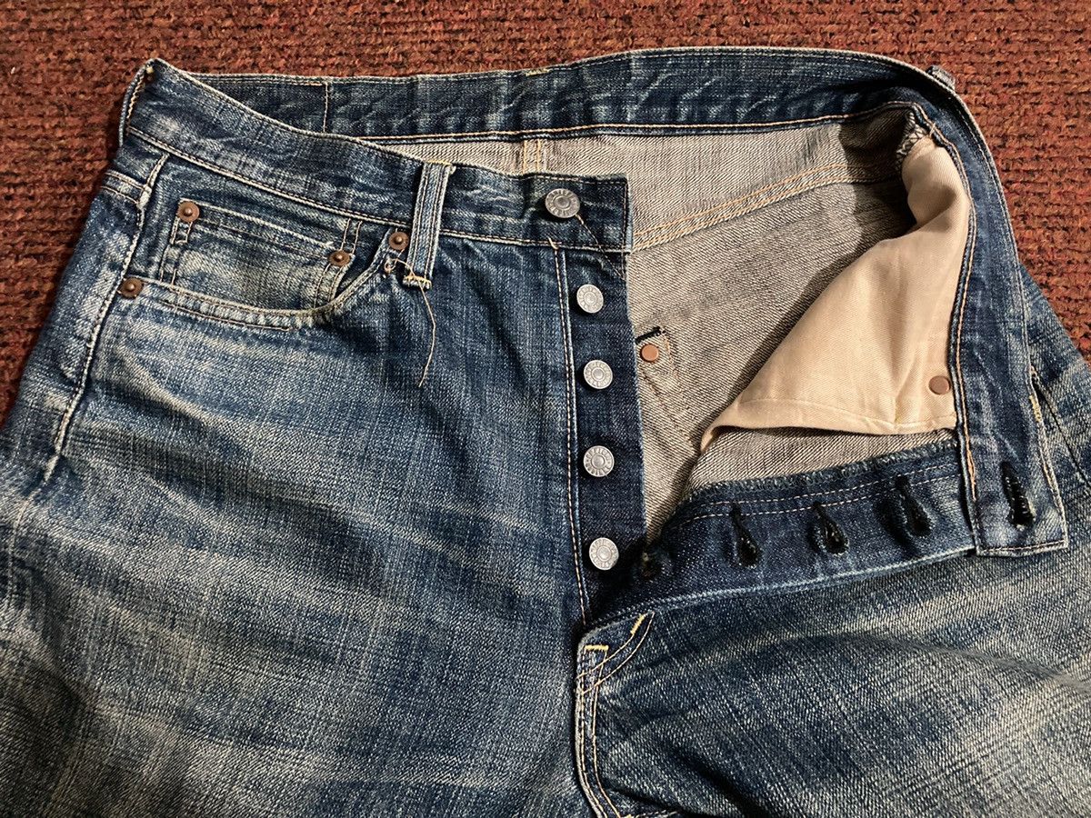 OMNIGOD Omnigod Japanese Brand Selvedge Distressed Denim Size US 30 / EU 46 - 6 Thumbnail
