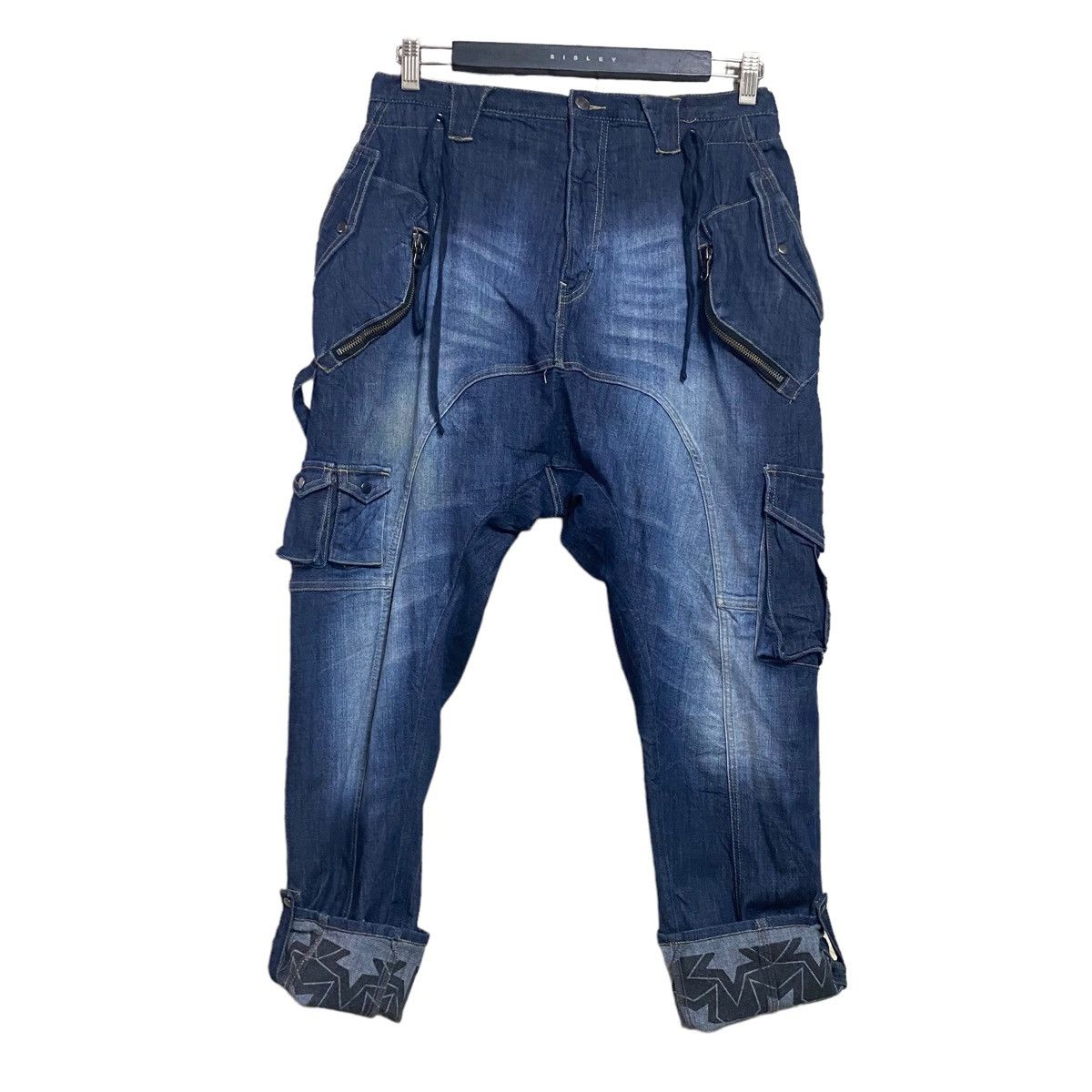 PPFM PPFM Denim Tactical Cargo Pants Size US 30 / EU 46 - 2 Thumbnail