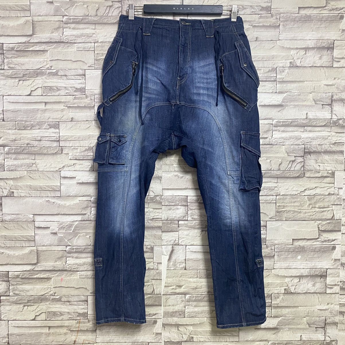 PPFM PPFM Denim Tactical Cargo Pants Size US 30 / EU 46 - 4 Thumbnail