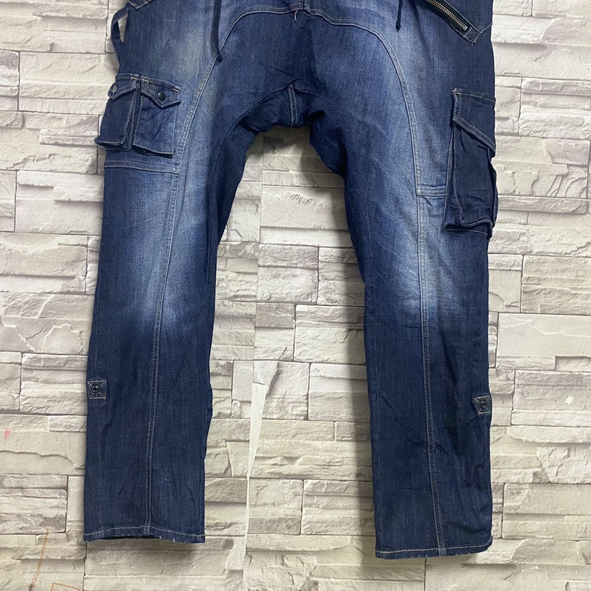 PPFM PPFM Denim Tactical Cargo Pants Size US 30 / EU 46 - 6 Thumbnail