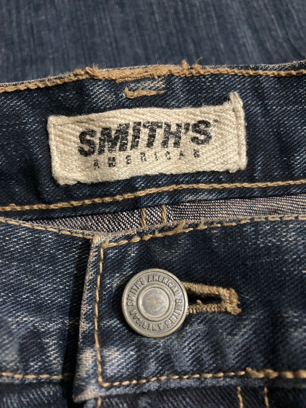 Smith's American Smith’s American Patchwork Distressed Denim Size US 32 / EU 48 - 7 Thumbnail