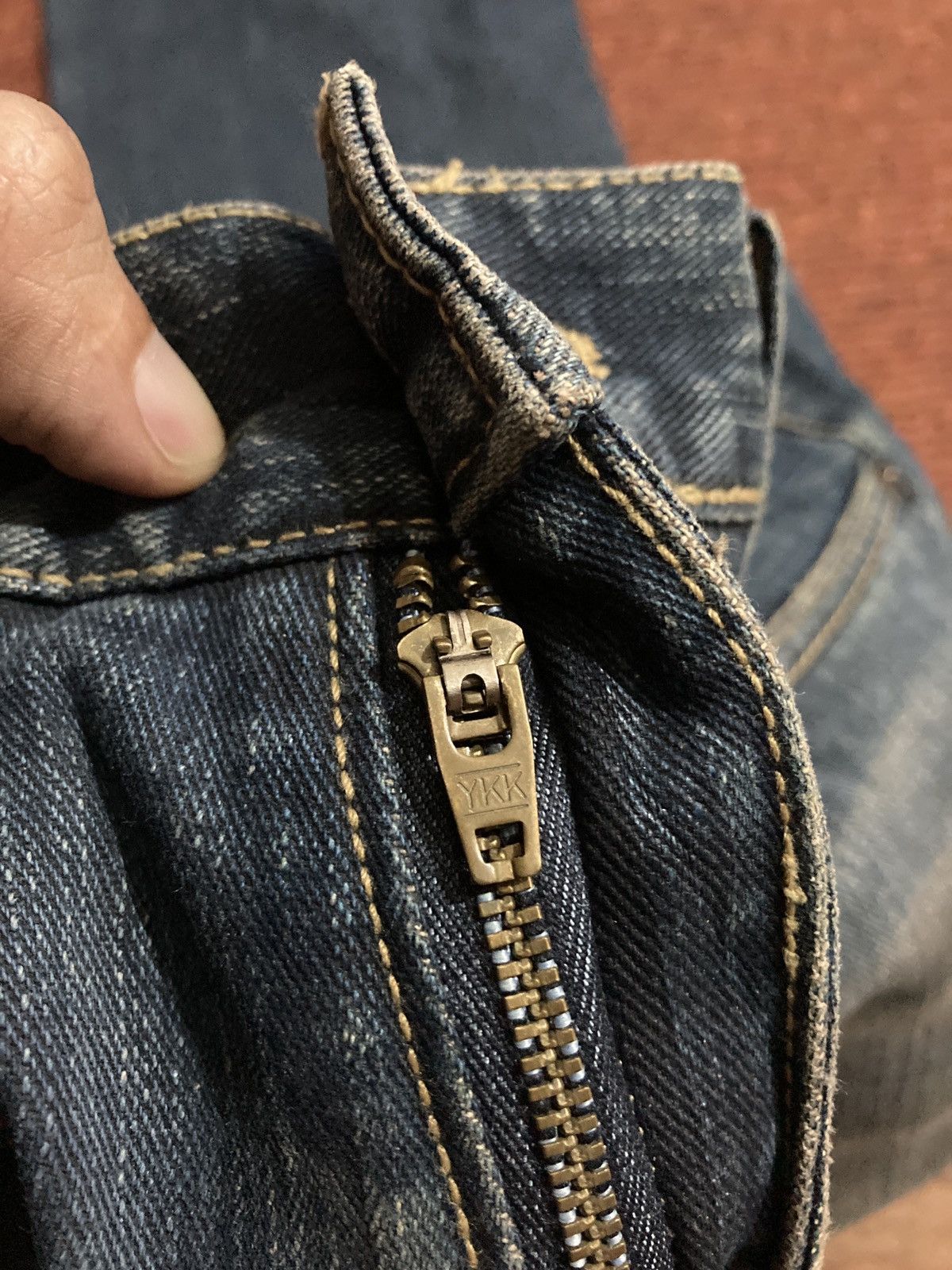 Smith's American Smith’s American Patchwork Distressed Denim Size US 32 / EU 48 - 8 Thumbnail