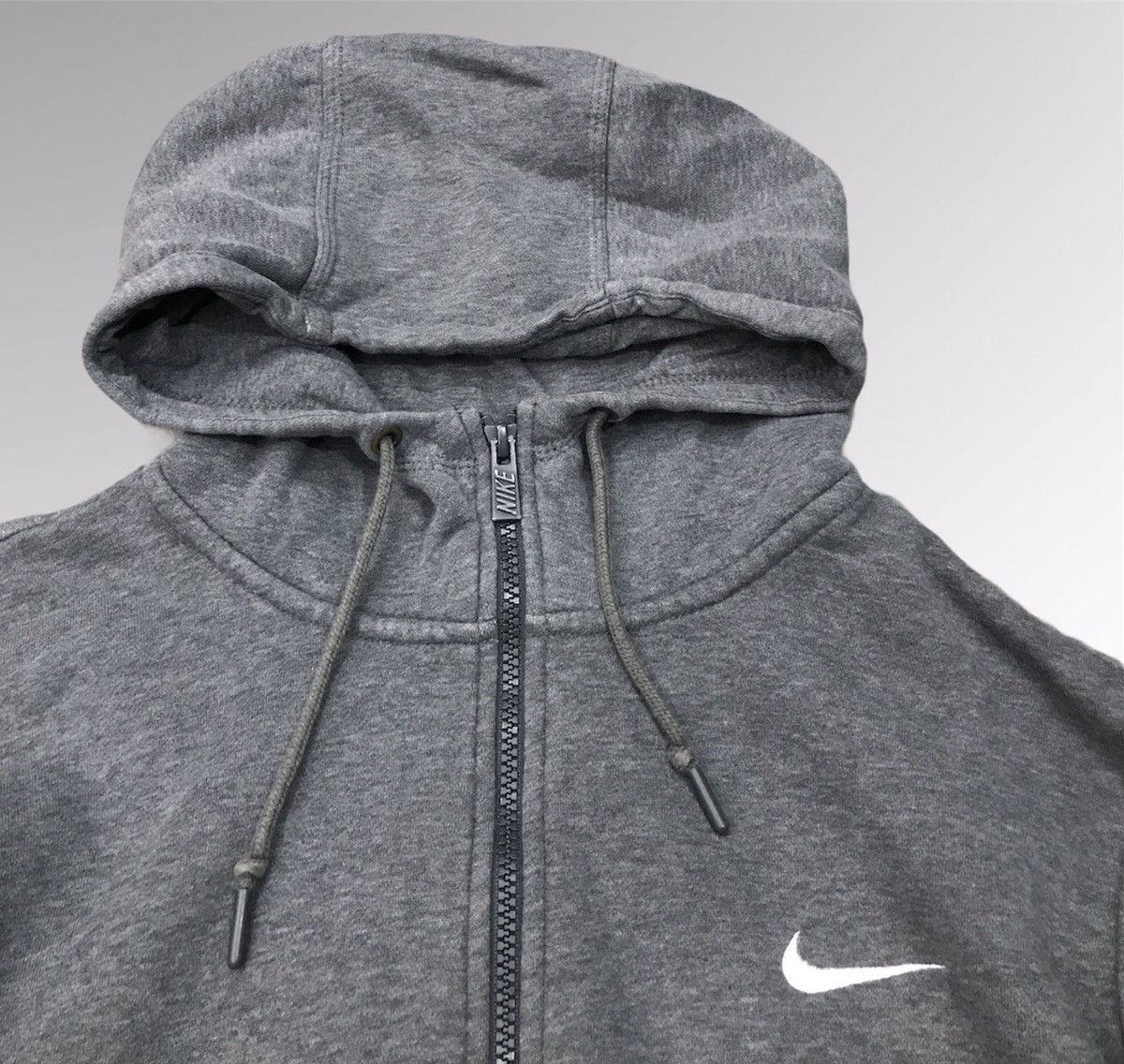 Nike × Vintage Nike swoosh zipper hoodies Size US L / EU 52-54 / 3 - 3 Thumbnail