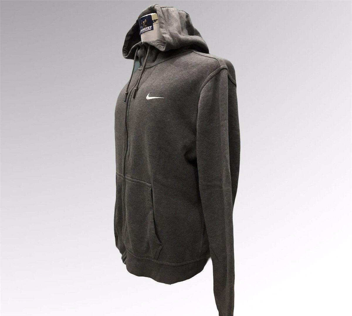 Nike × Vintage Nike swoosh zipper hoodies Size US L / EU 52-54 / 3 - 2 Thumbnail