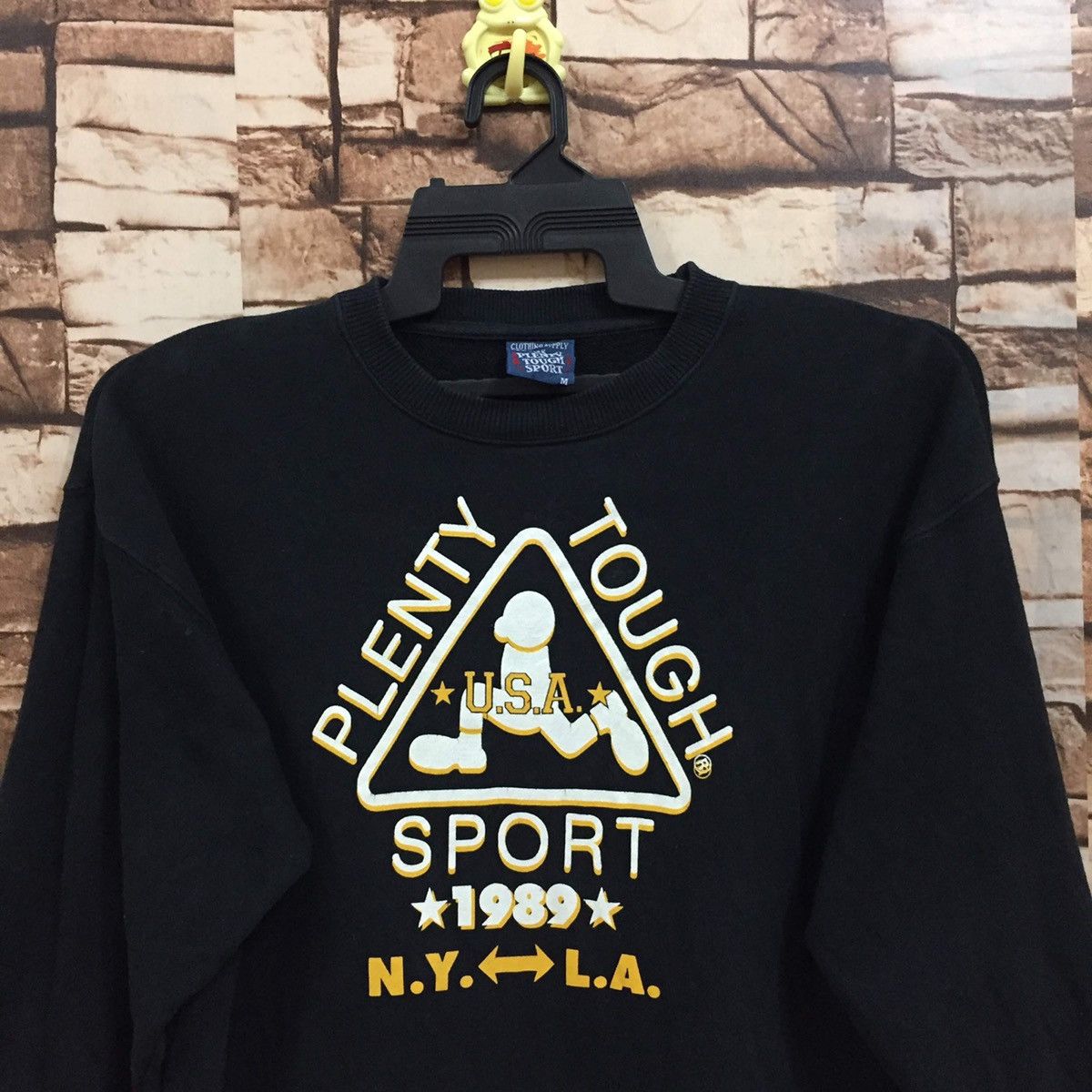 Vintage Vintage PLENTY TOUGH sweatshirt spell out big design Size US M / EU 48-50 / 2 - 2 Thumbnail