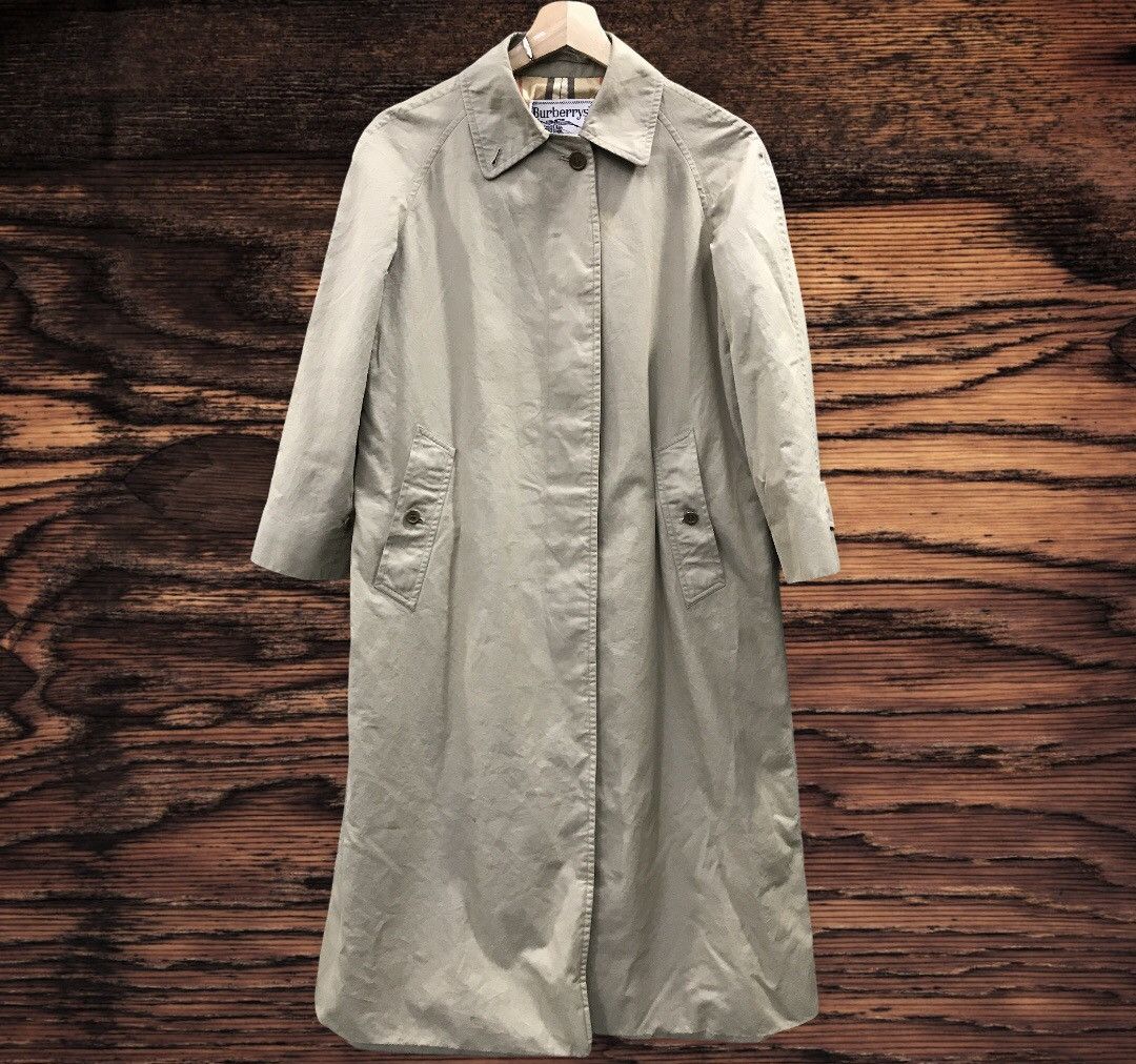 Burberry × Vintage Vintage Burberrys Nova Check Trench Coat Size US M / EU 48-50 / 2 - 2 Thumbnail